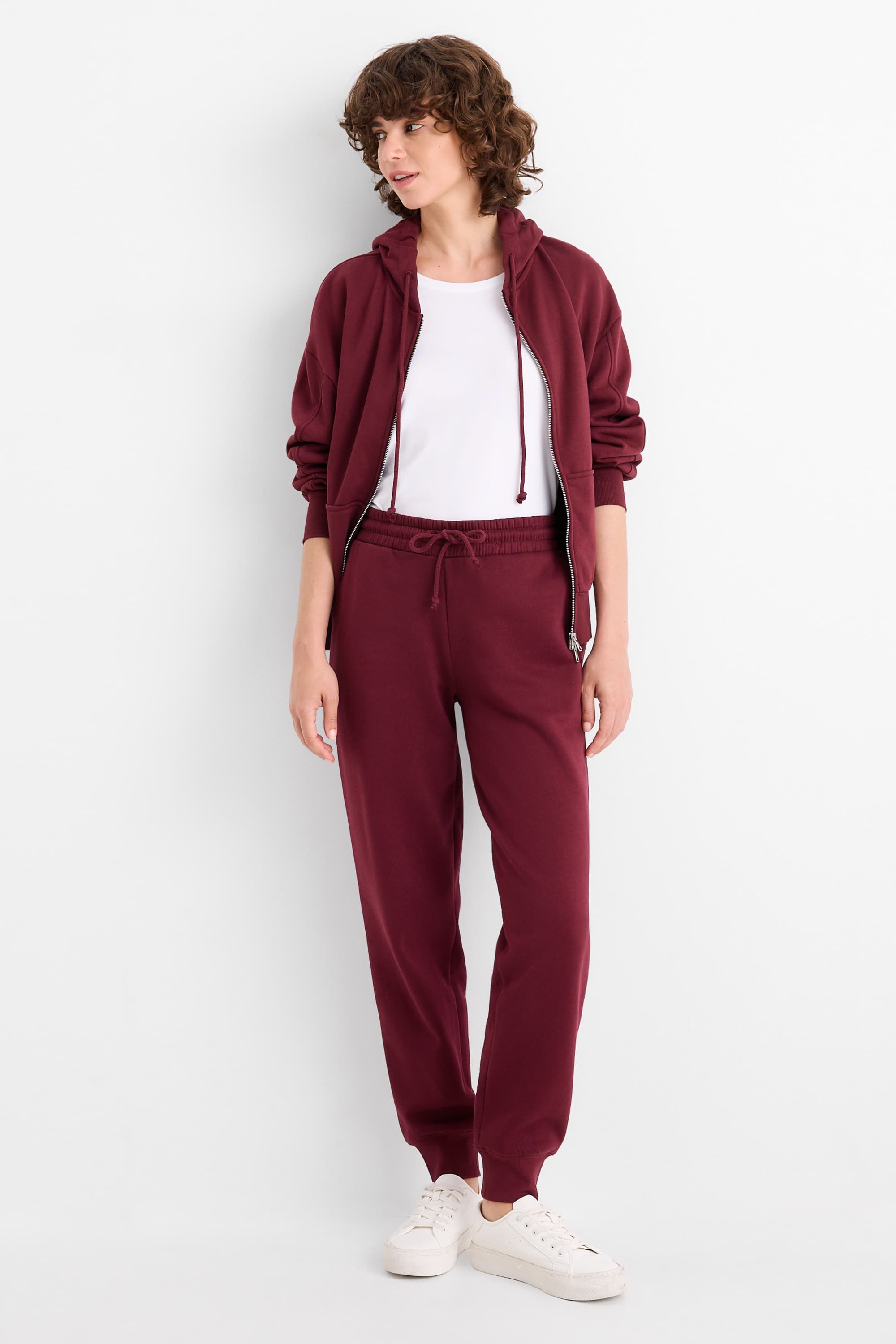 Joggers bordeaux
