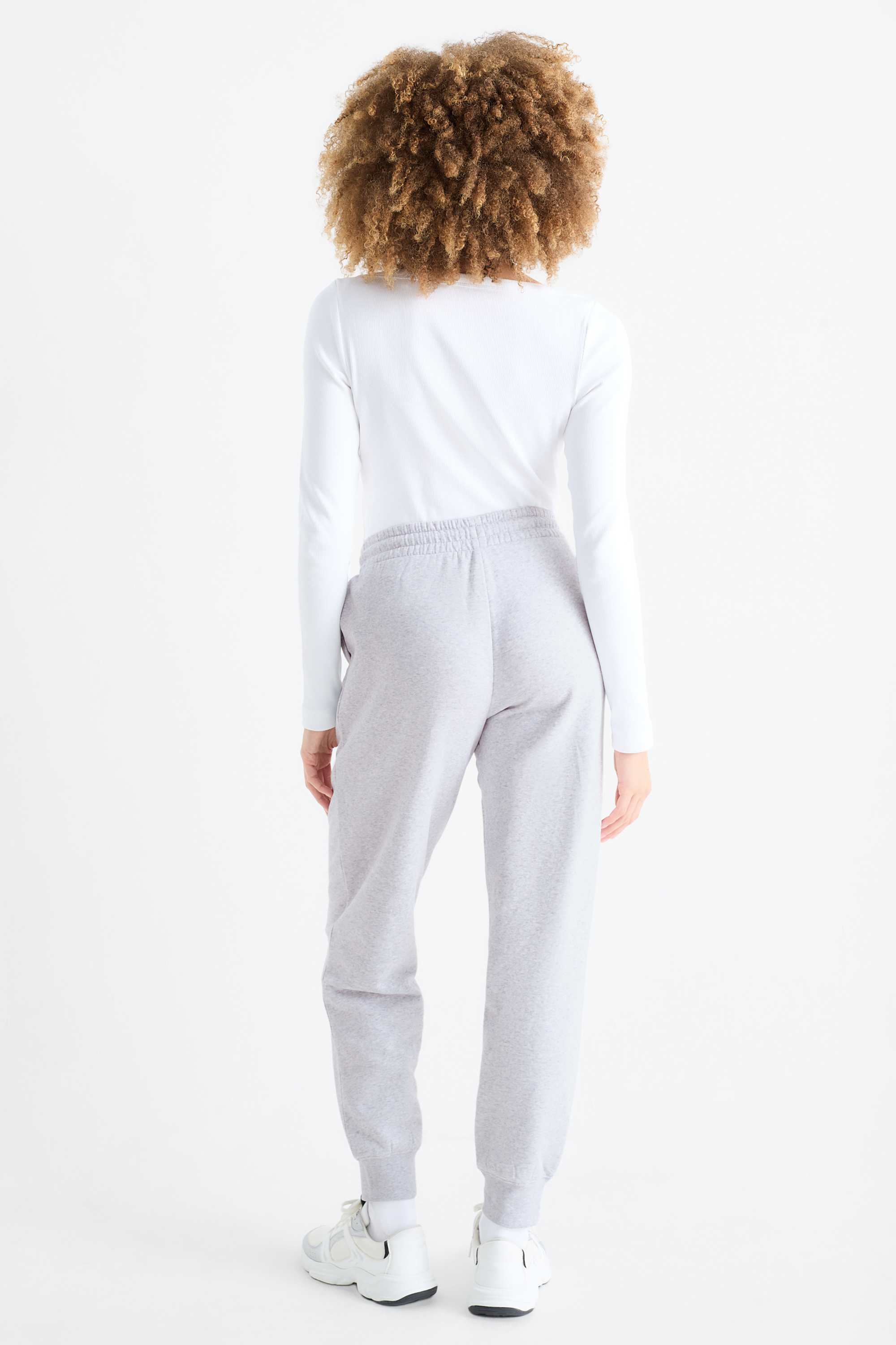 Joggers light gray-melange