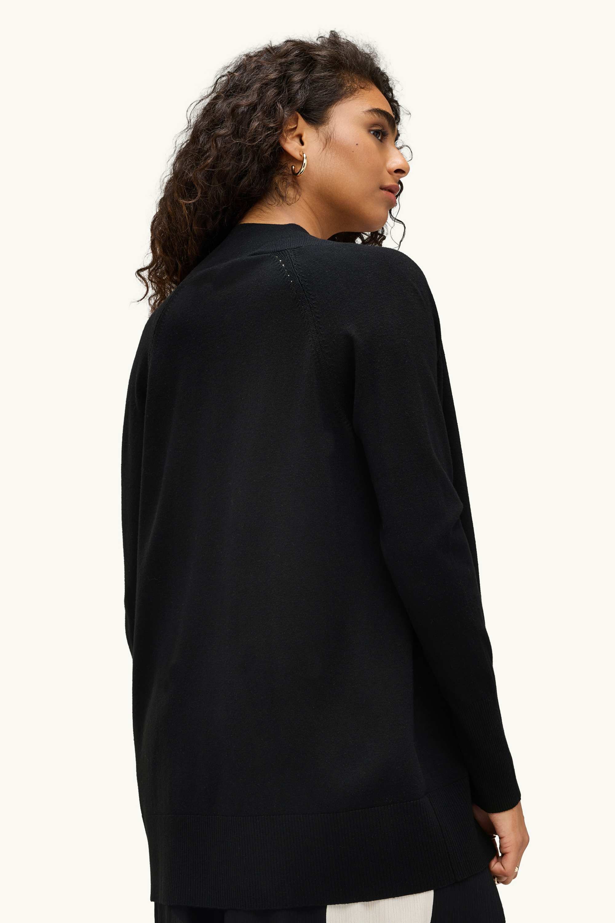 Long cardigan black
