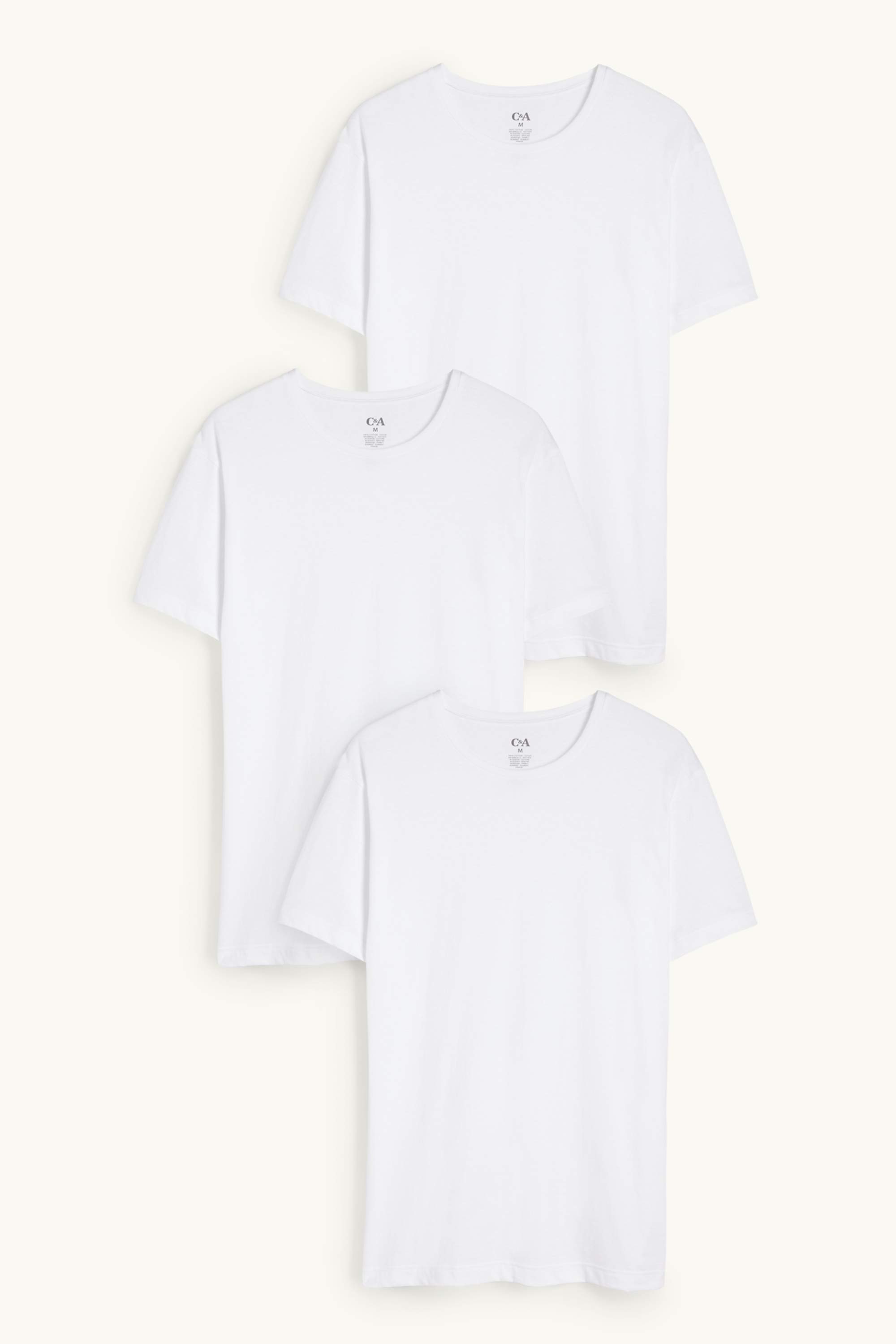 Multipack of 3 - vest white