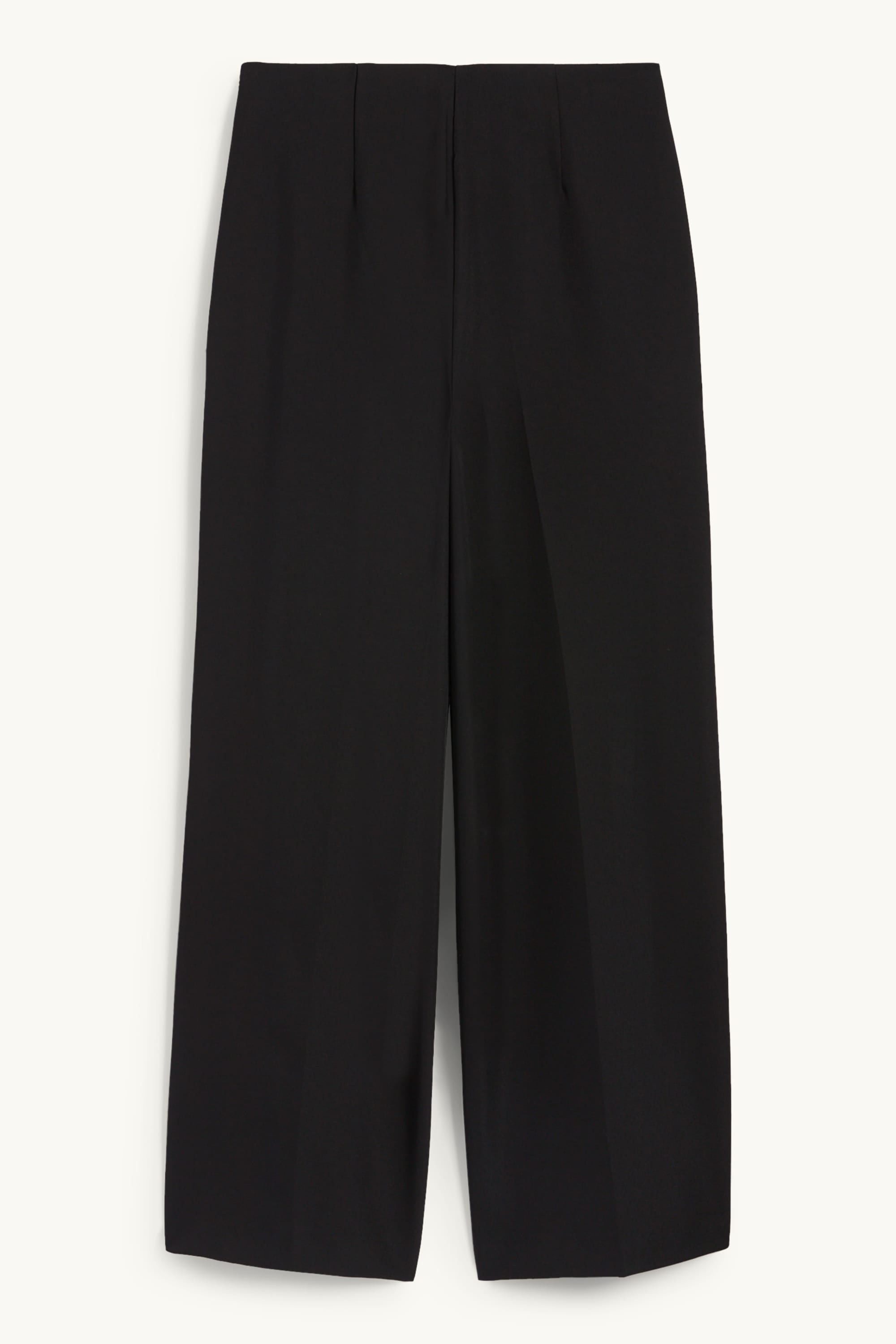 Business trousers - mid-rise waist - regular fit black
