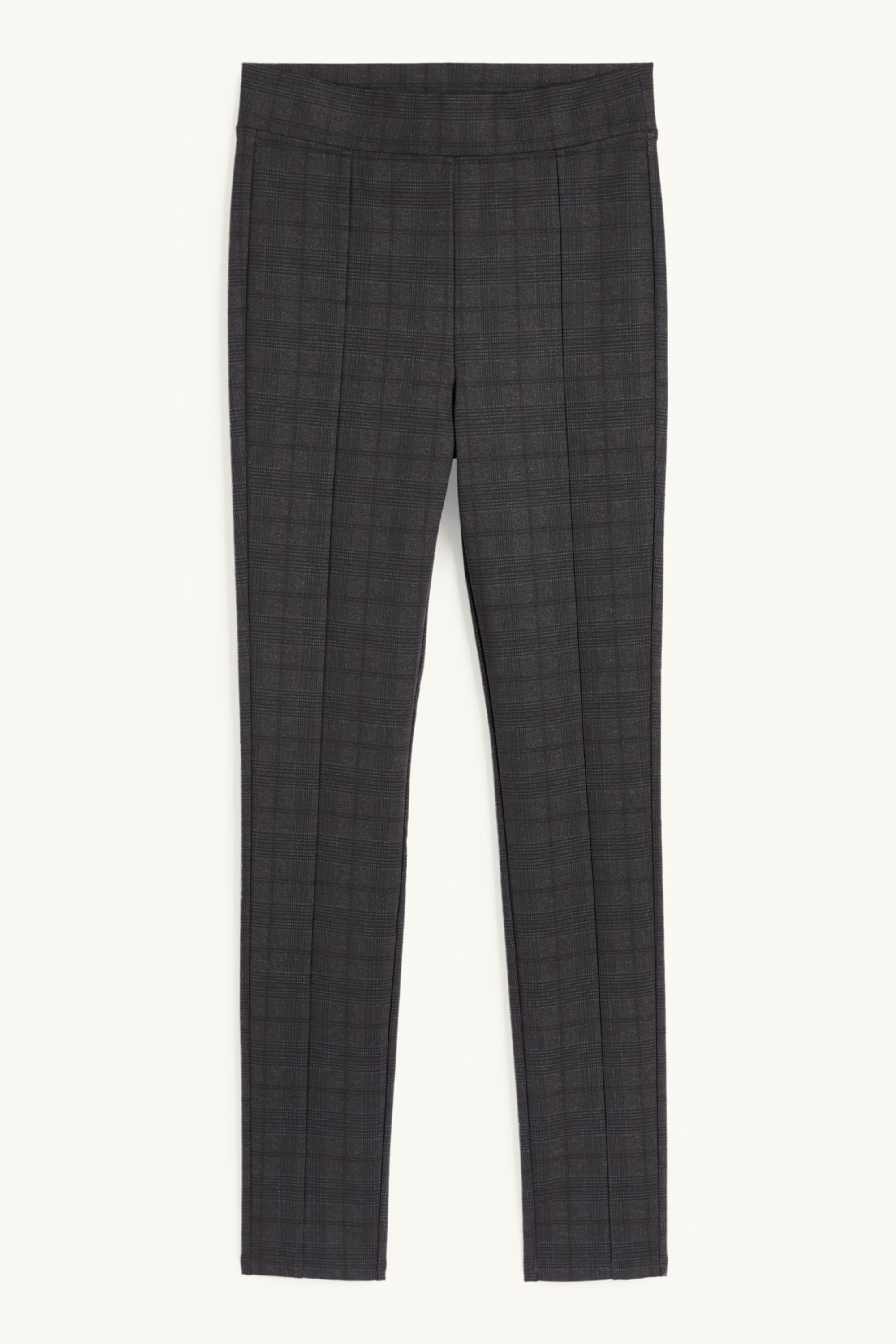 Leggings - check dark gray