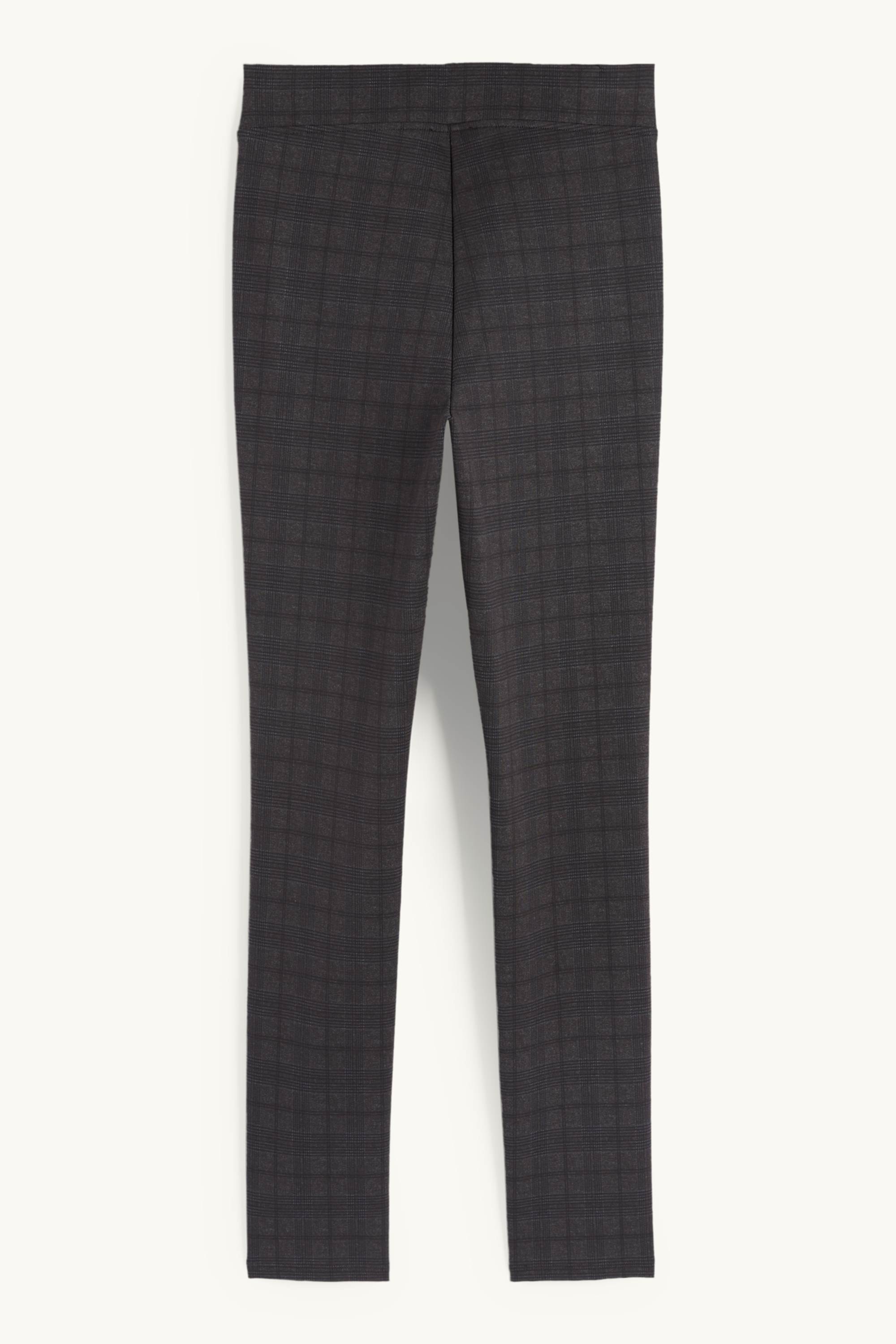 Leggings - check dark gray