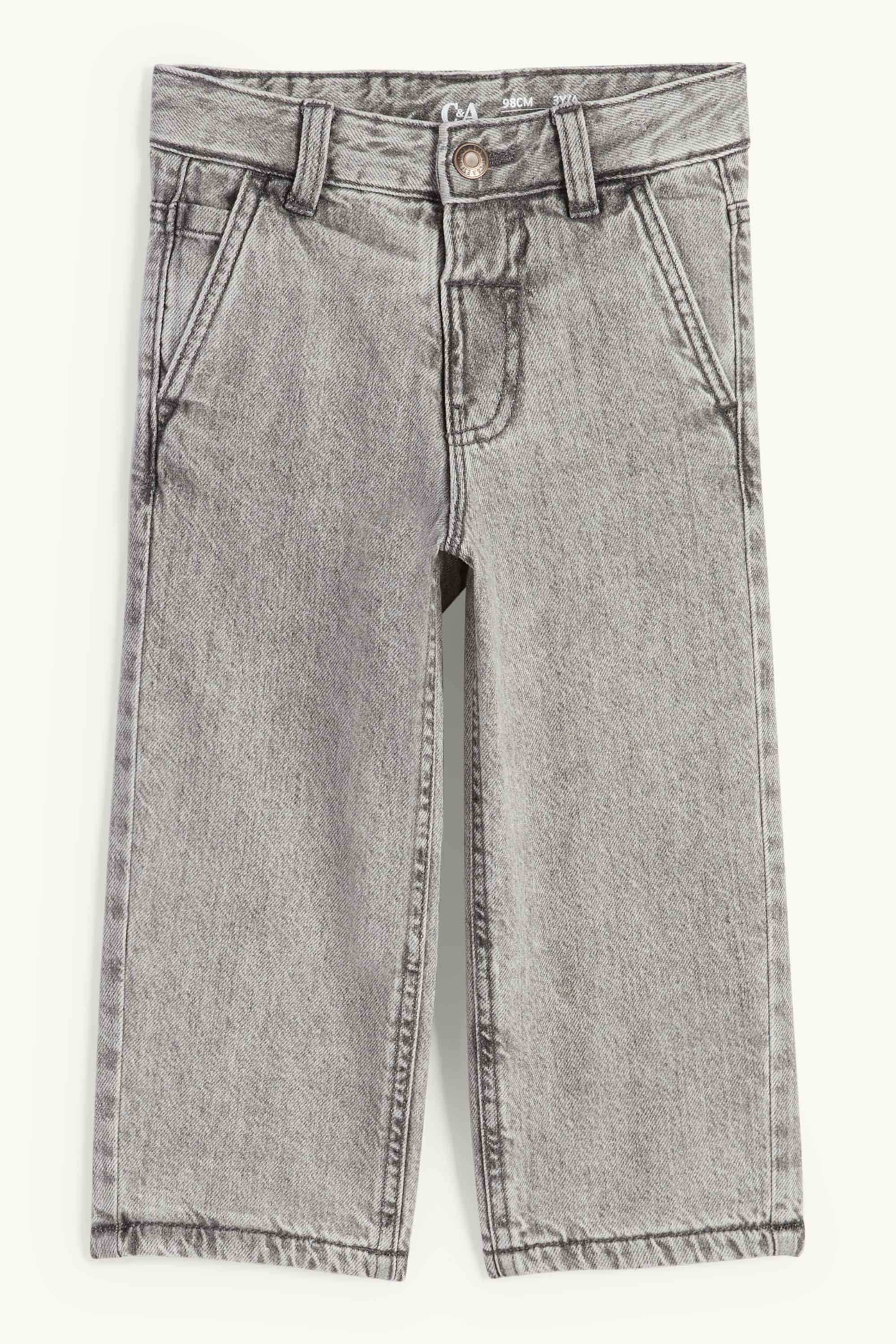 Loose fit jeans - thermal jeans denim-light gray