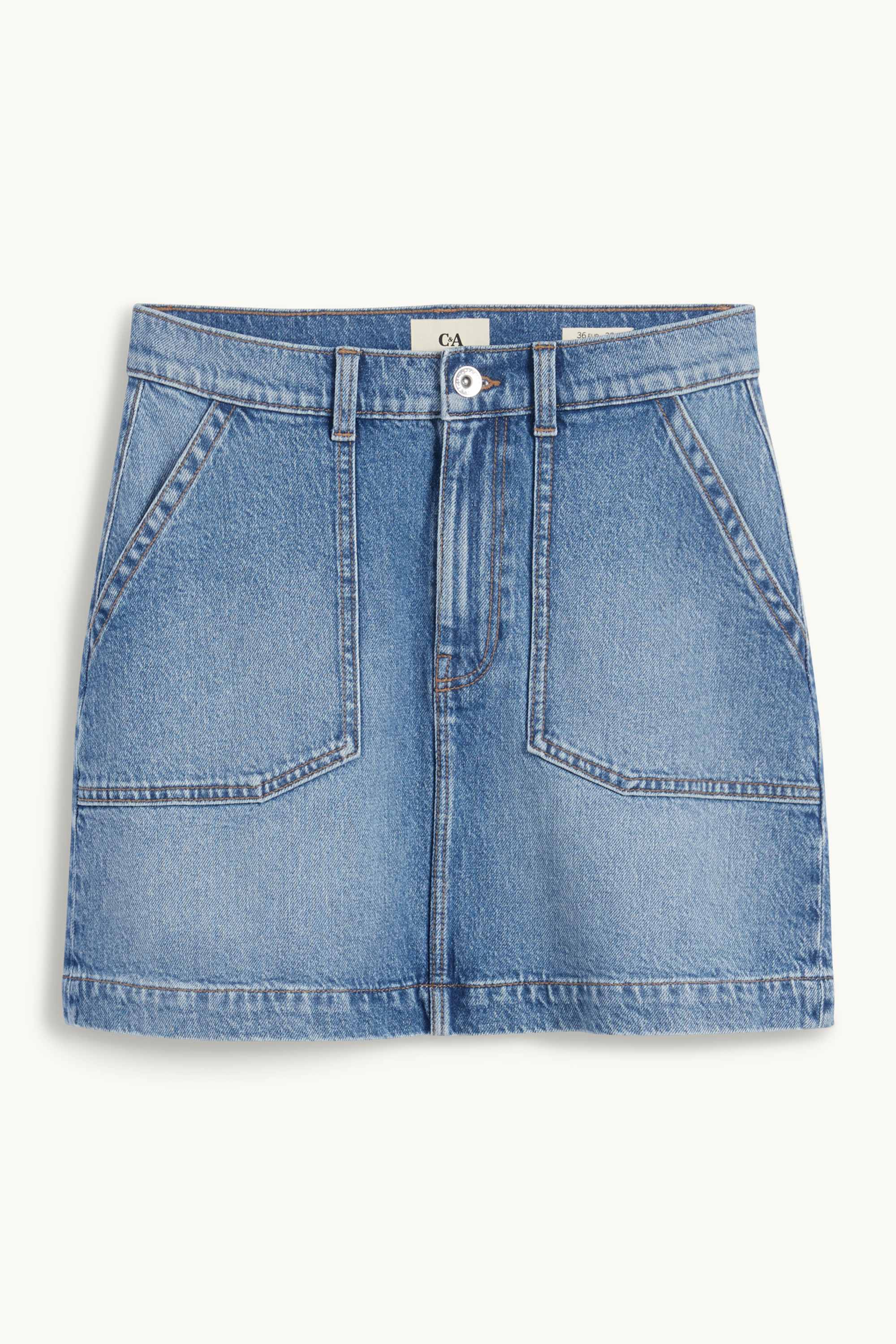 Denim miniskirt blue denim