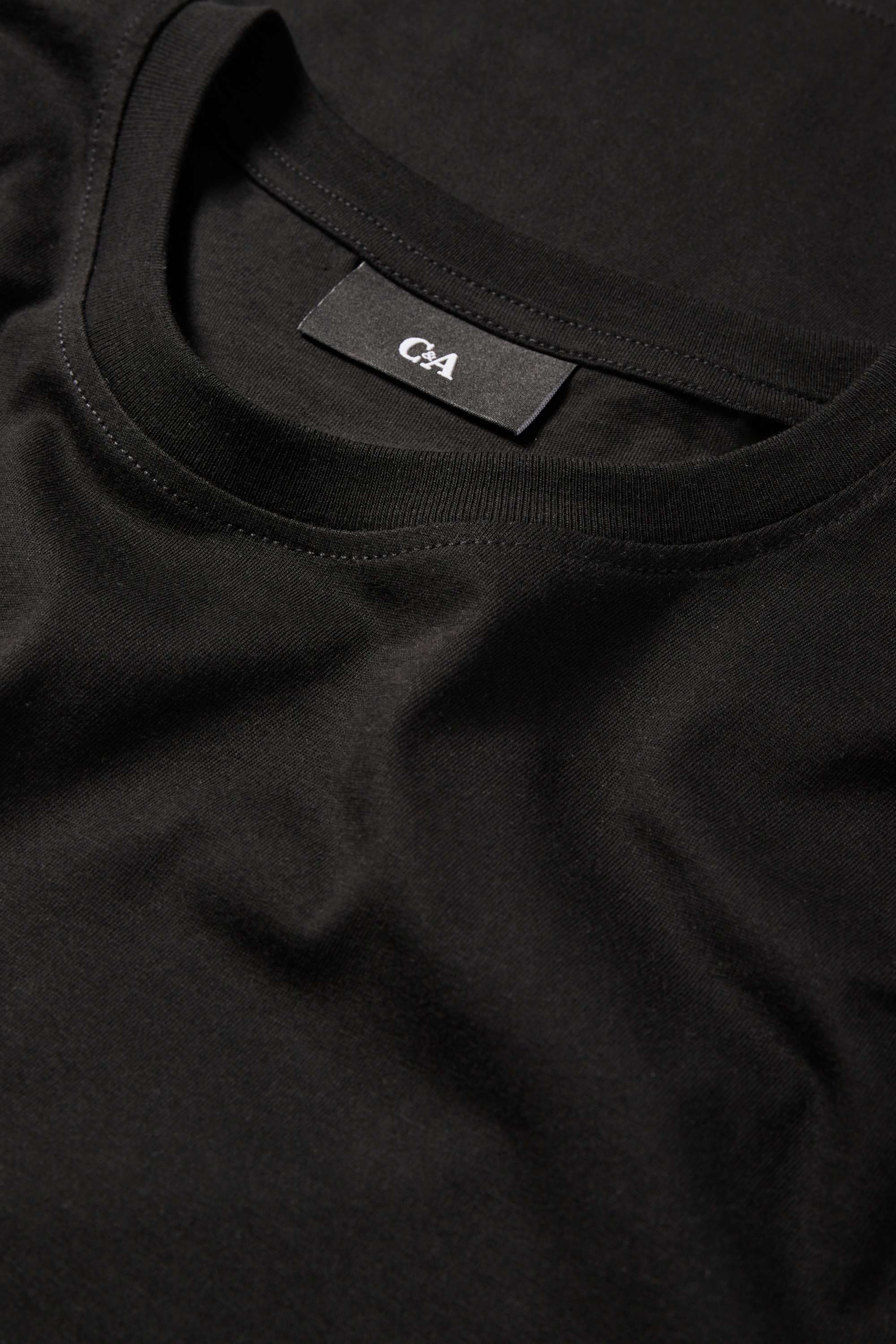 Multipack of 3 - T-shirt - regular fit black