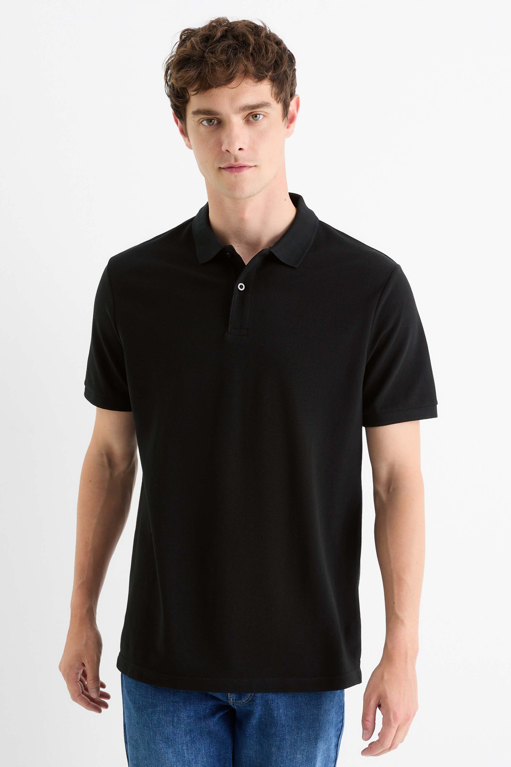 Multipack of 2 - polo shirt - regular fit black