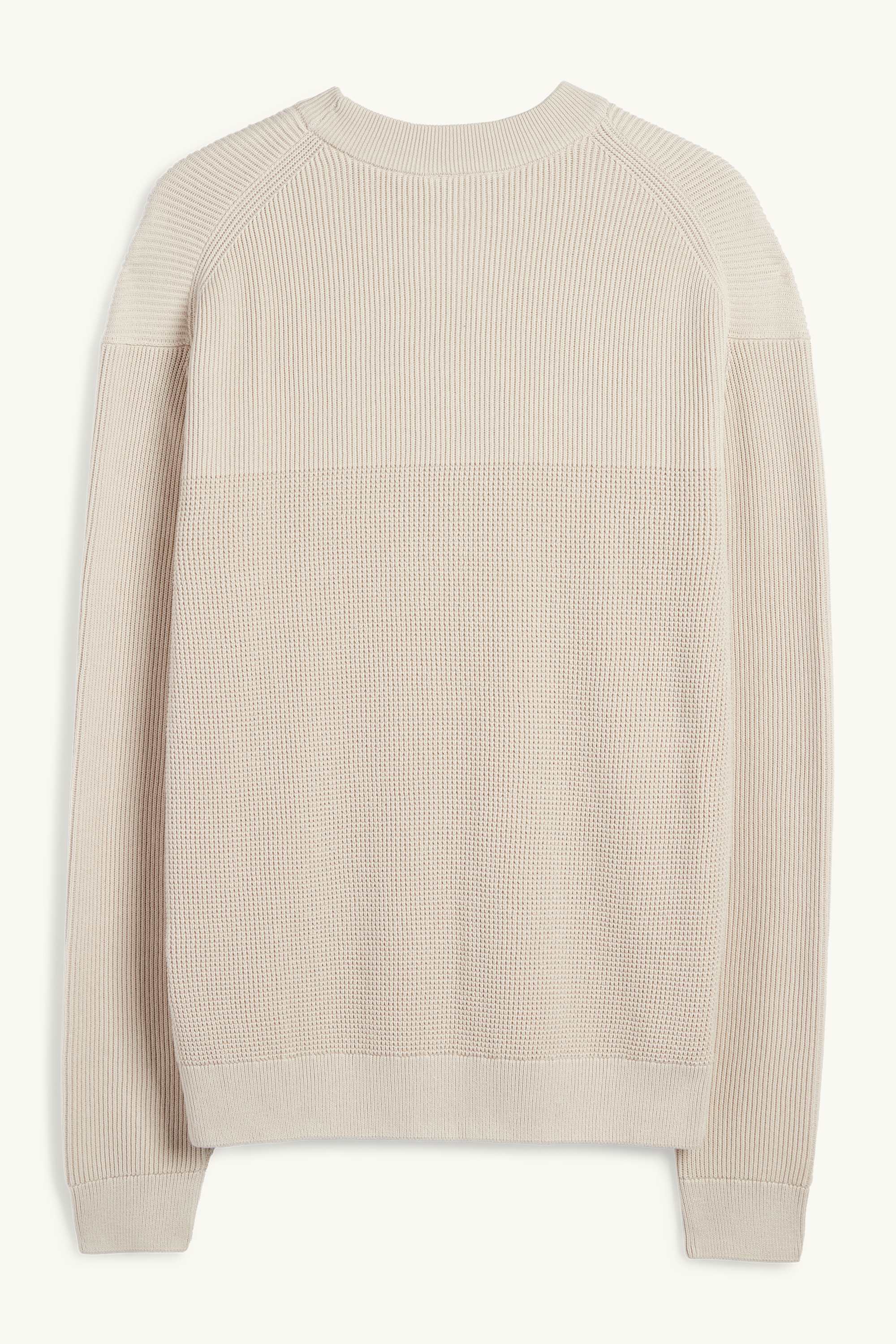 Jumper - textured beige