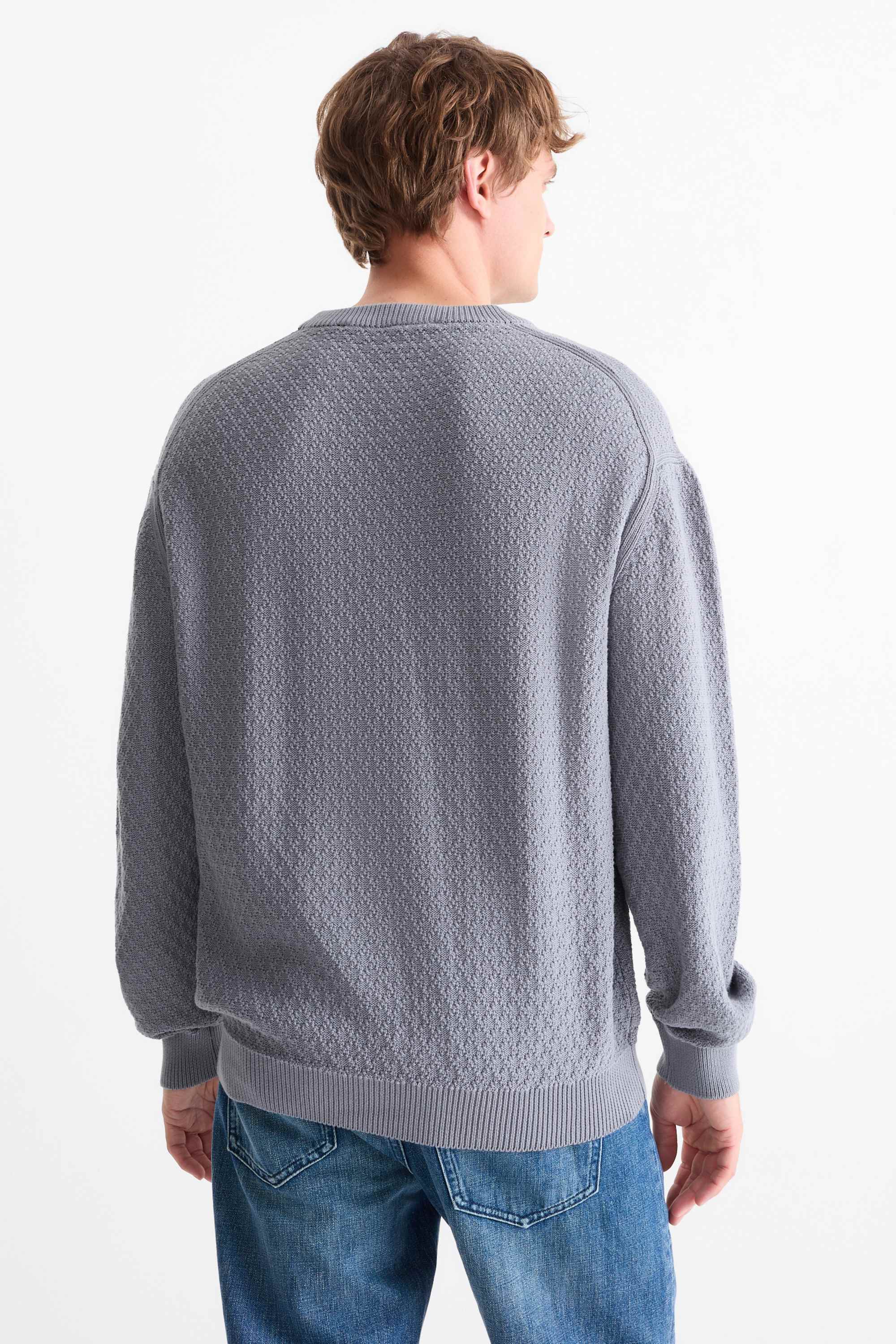 Jumper - textured gray