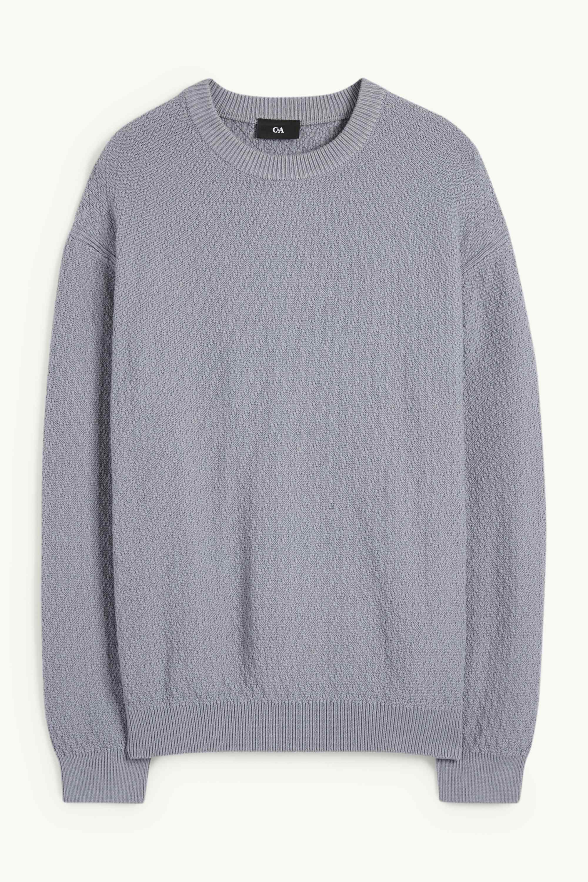 Jumper - textured gray