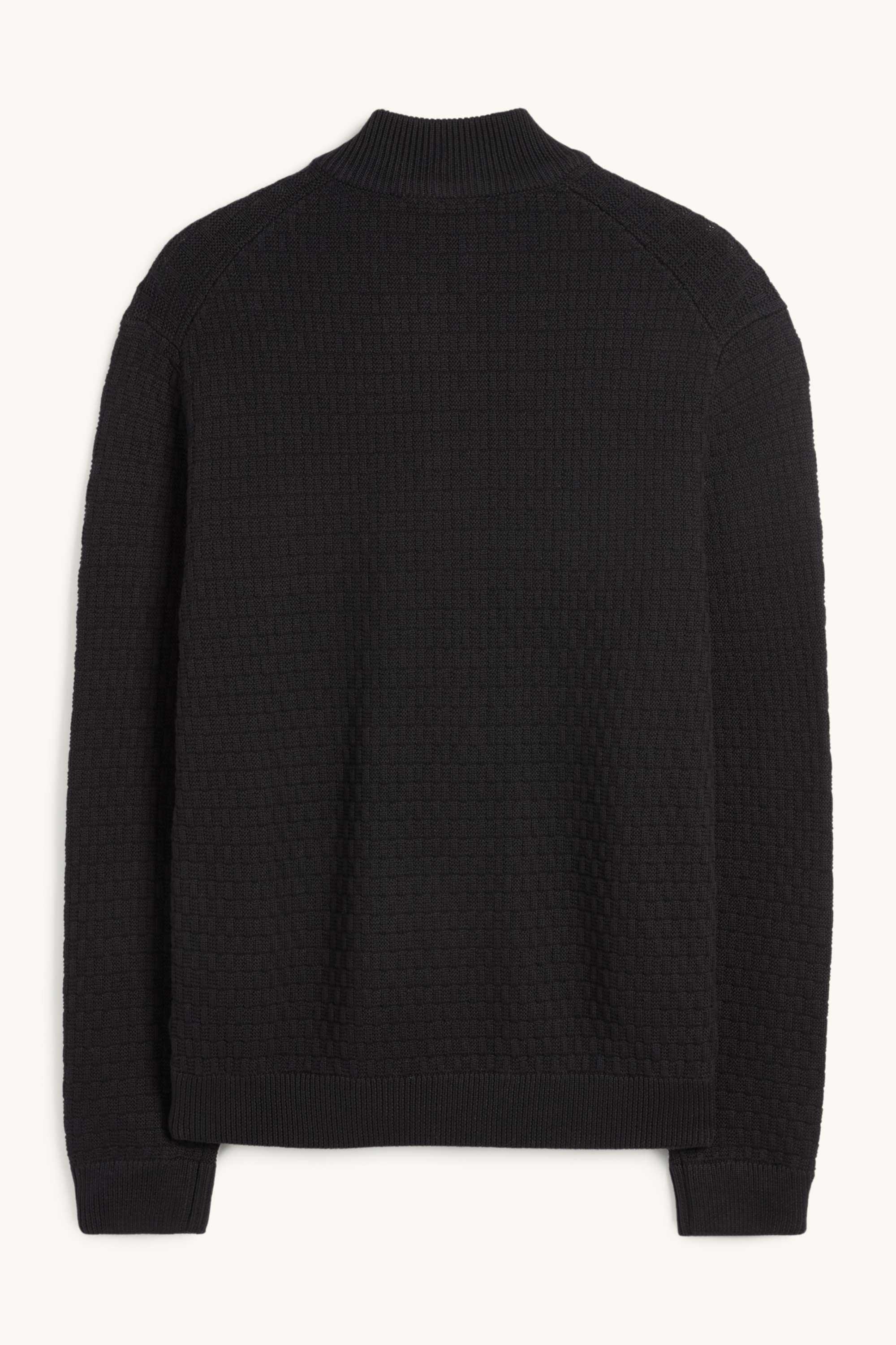Cardigan - textured black
