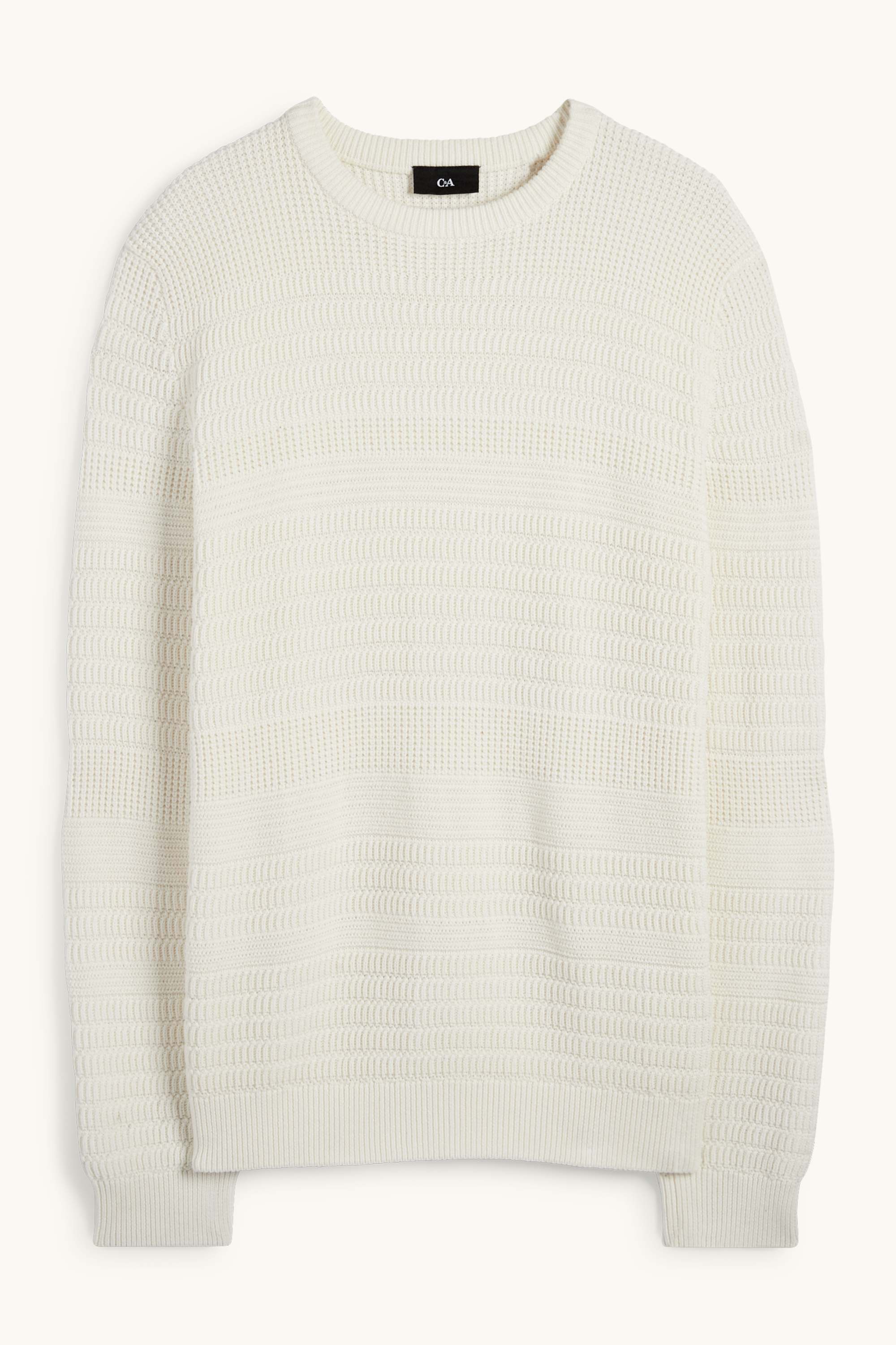 Jumper - textured cremewhite