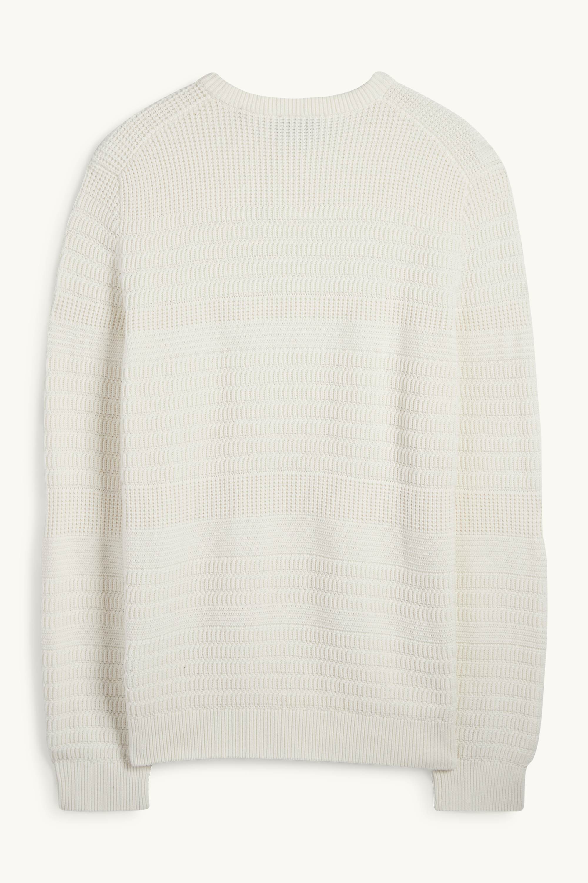 Jumper - textured cremewhite