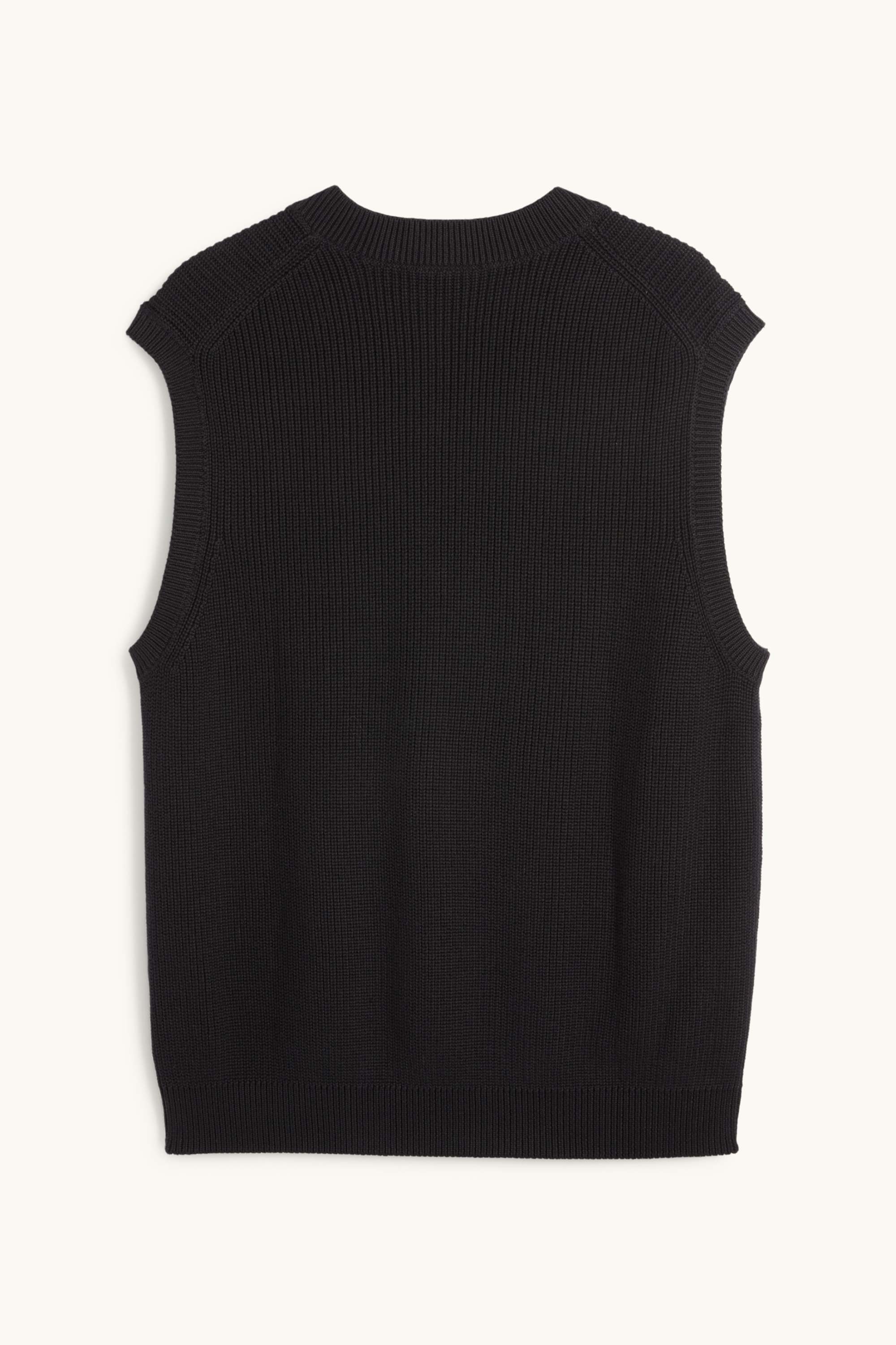 Slipover - ribbed black