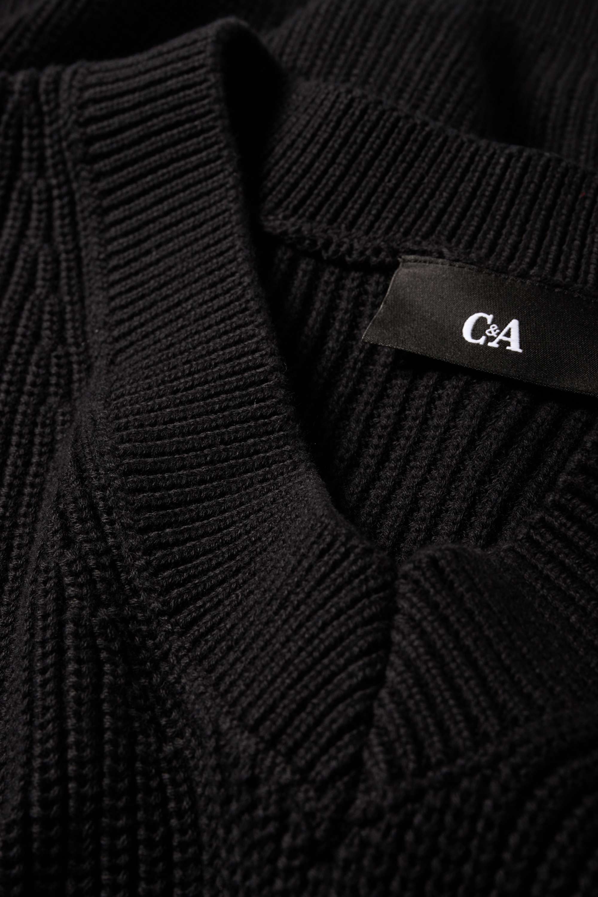 Slipover - ribbed black