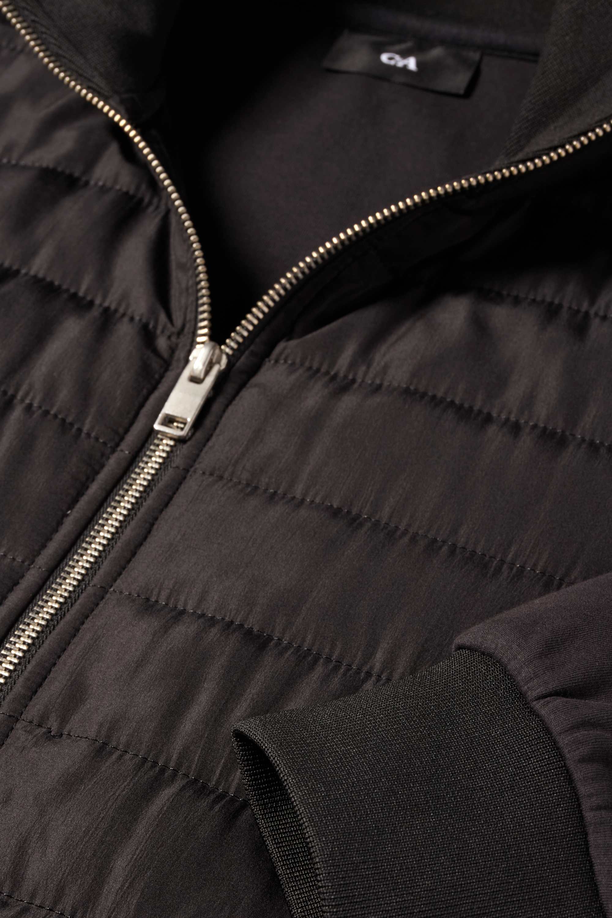 Zip-through sweatshirt black
