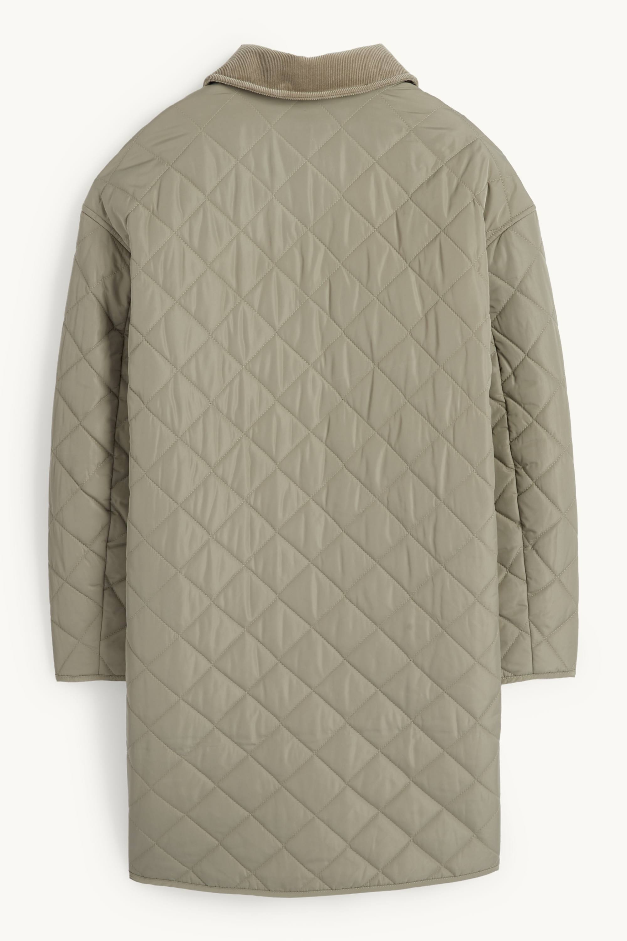Quilted coat khaki