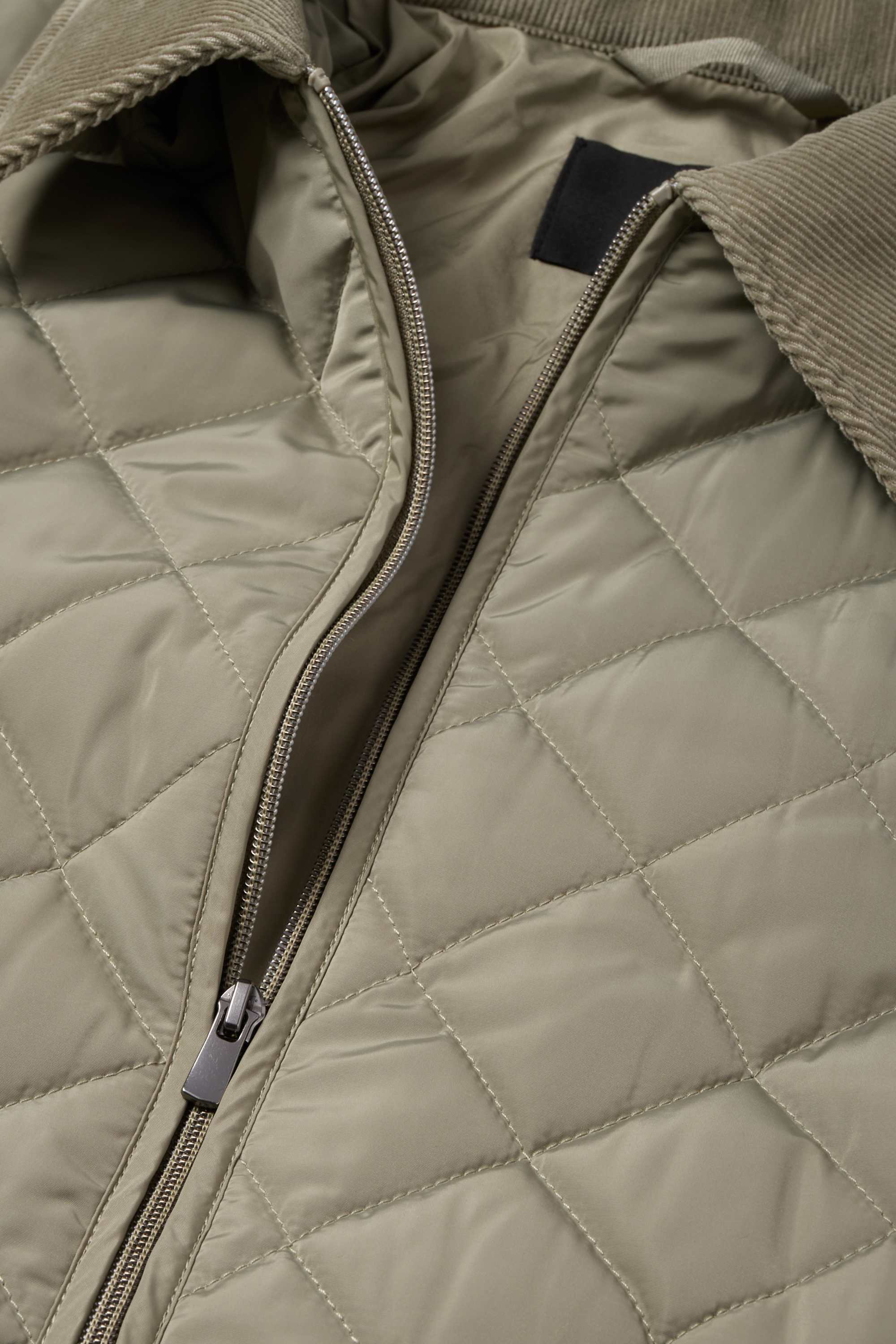 Quilted coat khaki