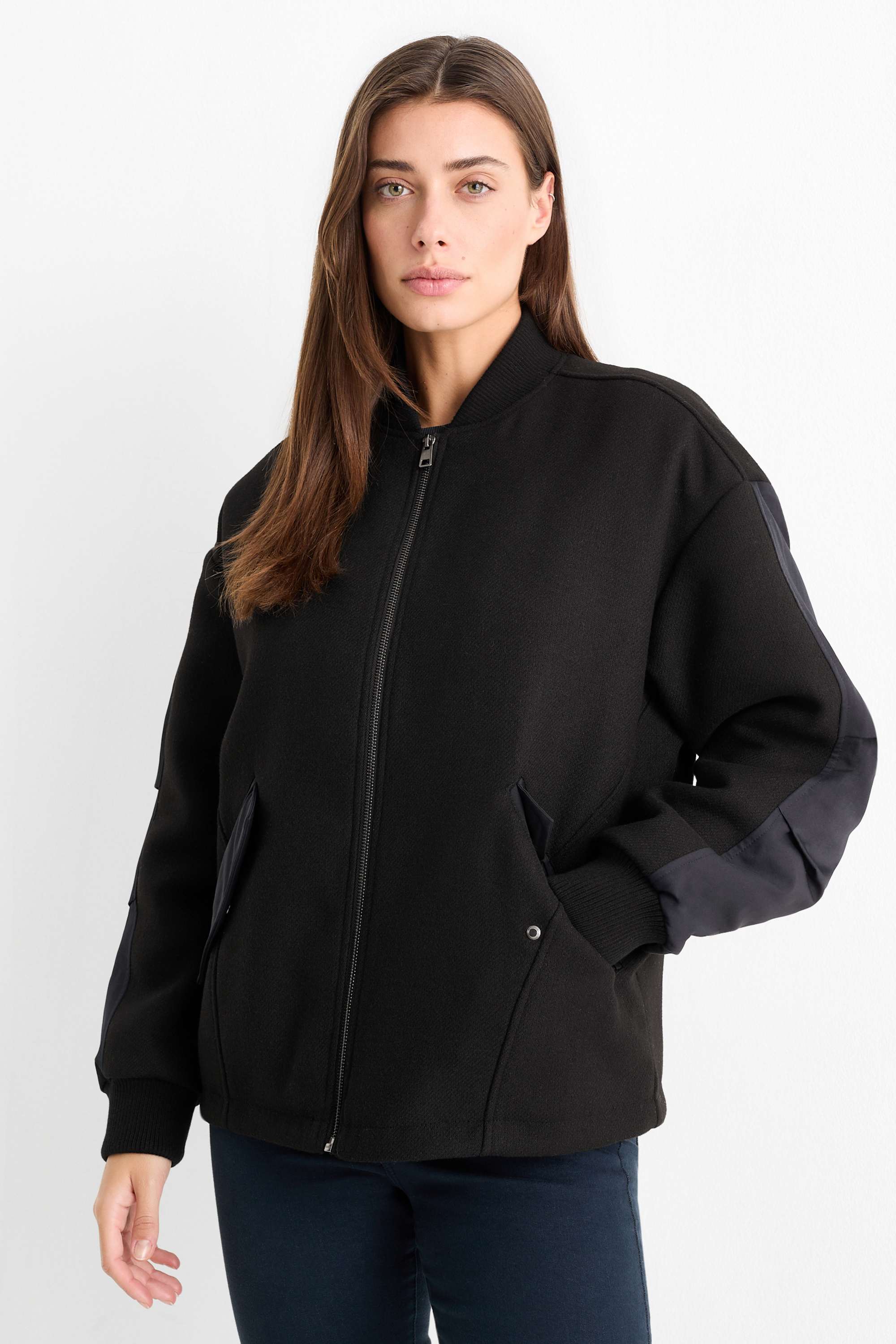 Jacket - lined dark blue