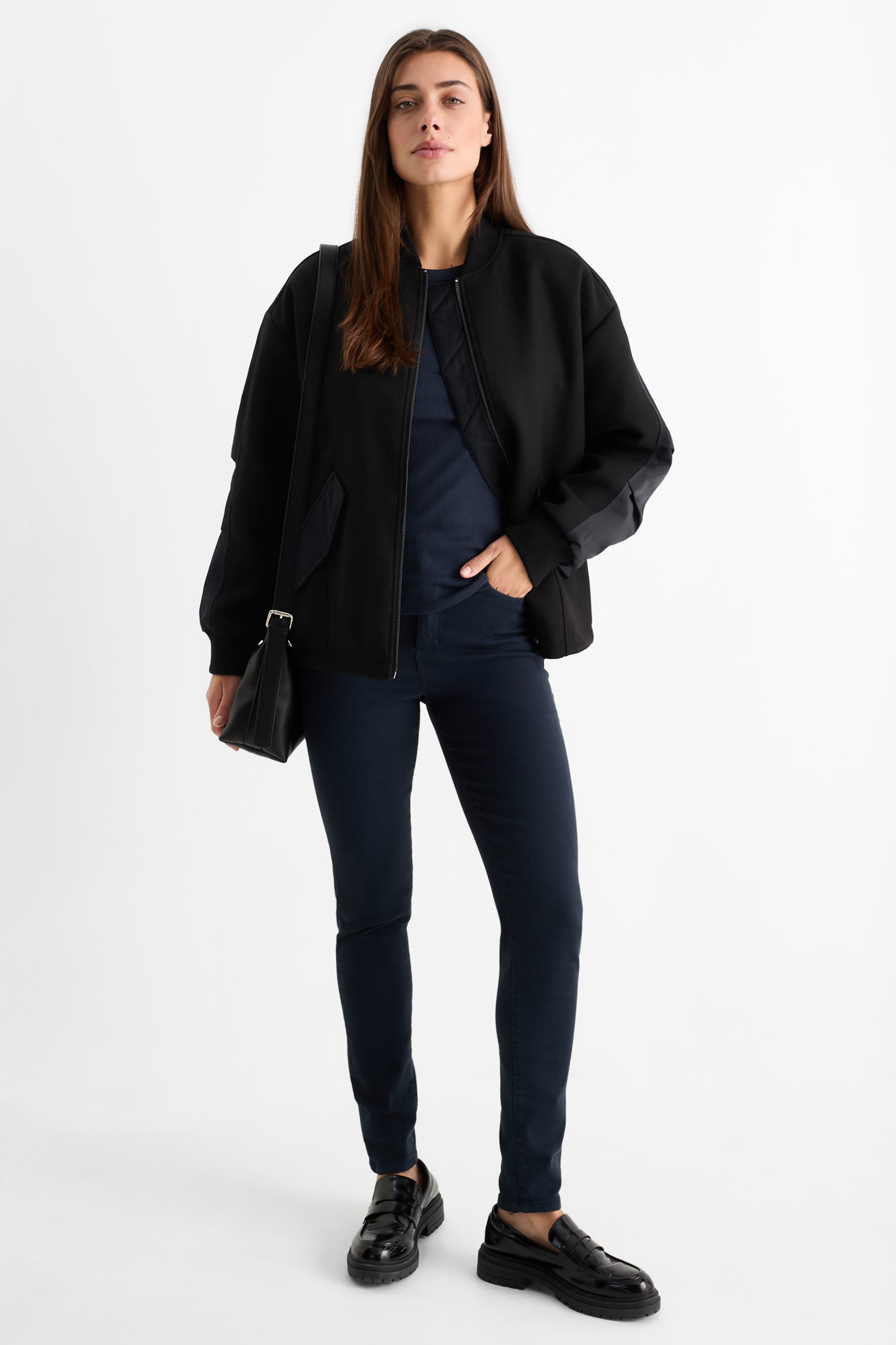 Jacket - lined dark blue