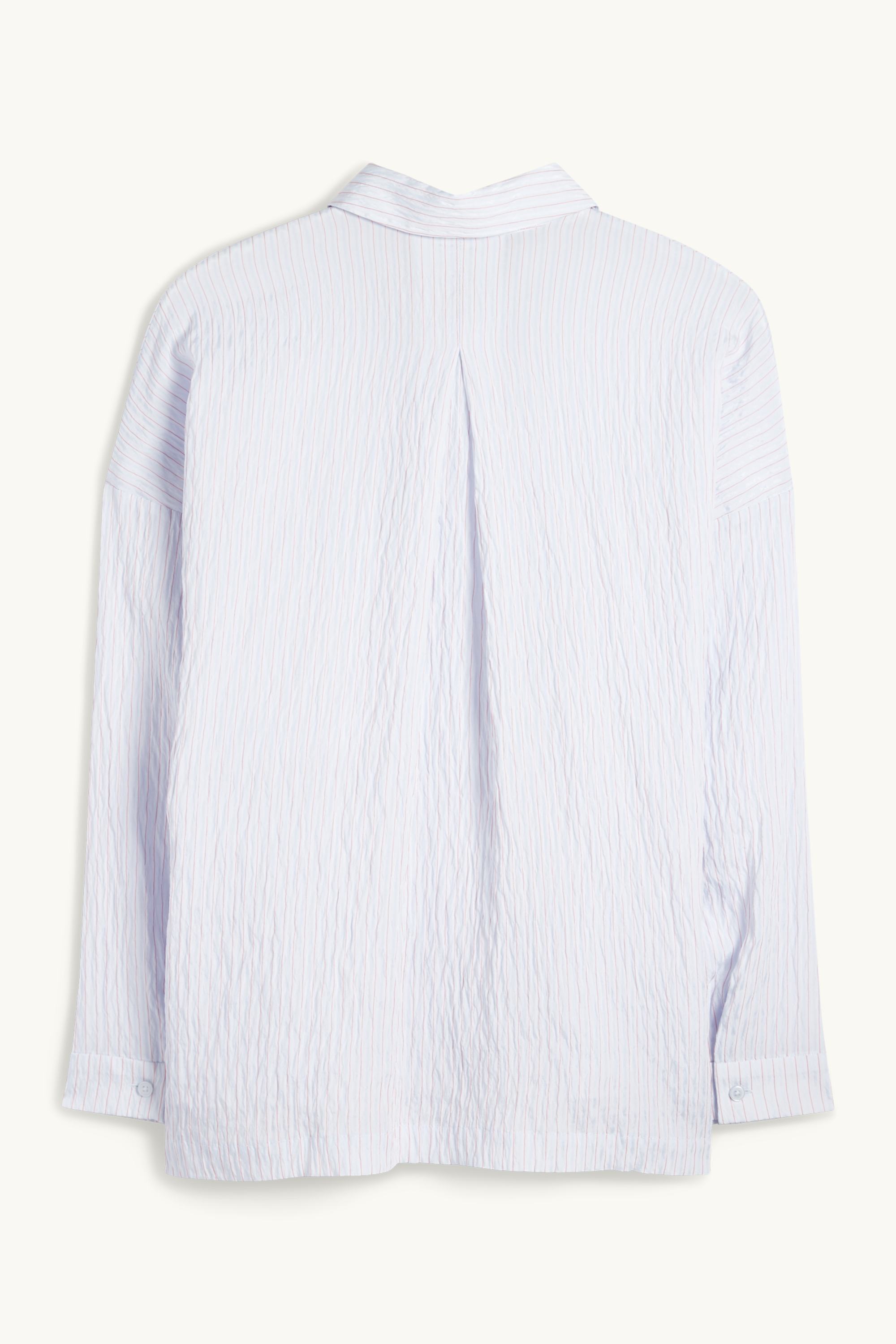 Blouse - striped light blue