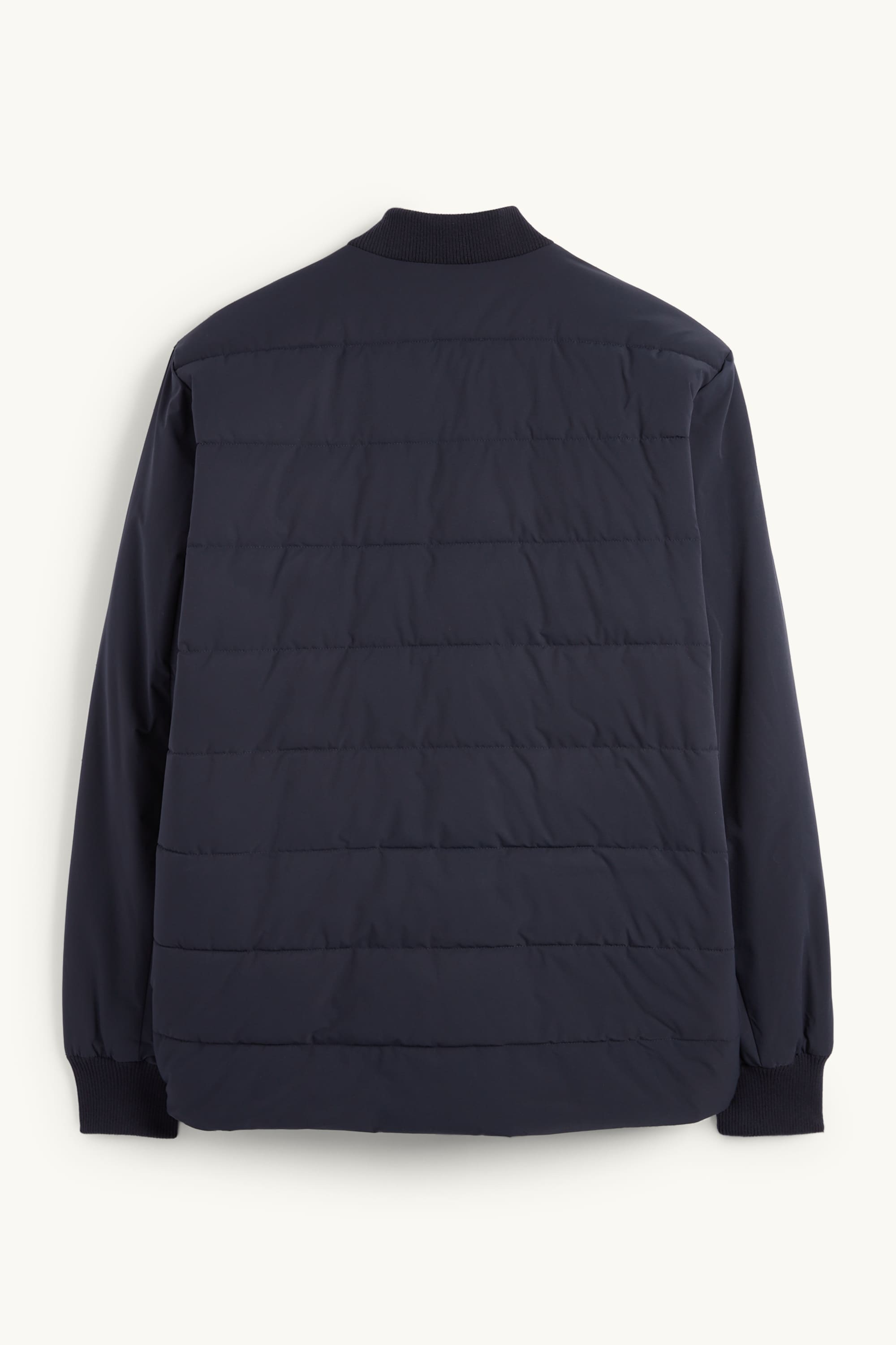 Quilted bomber jacket - water-repellent dark blue