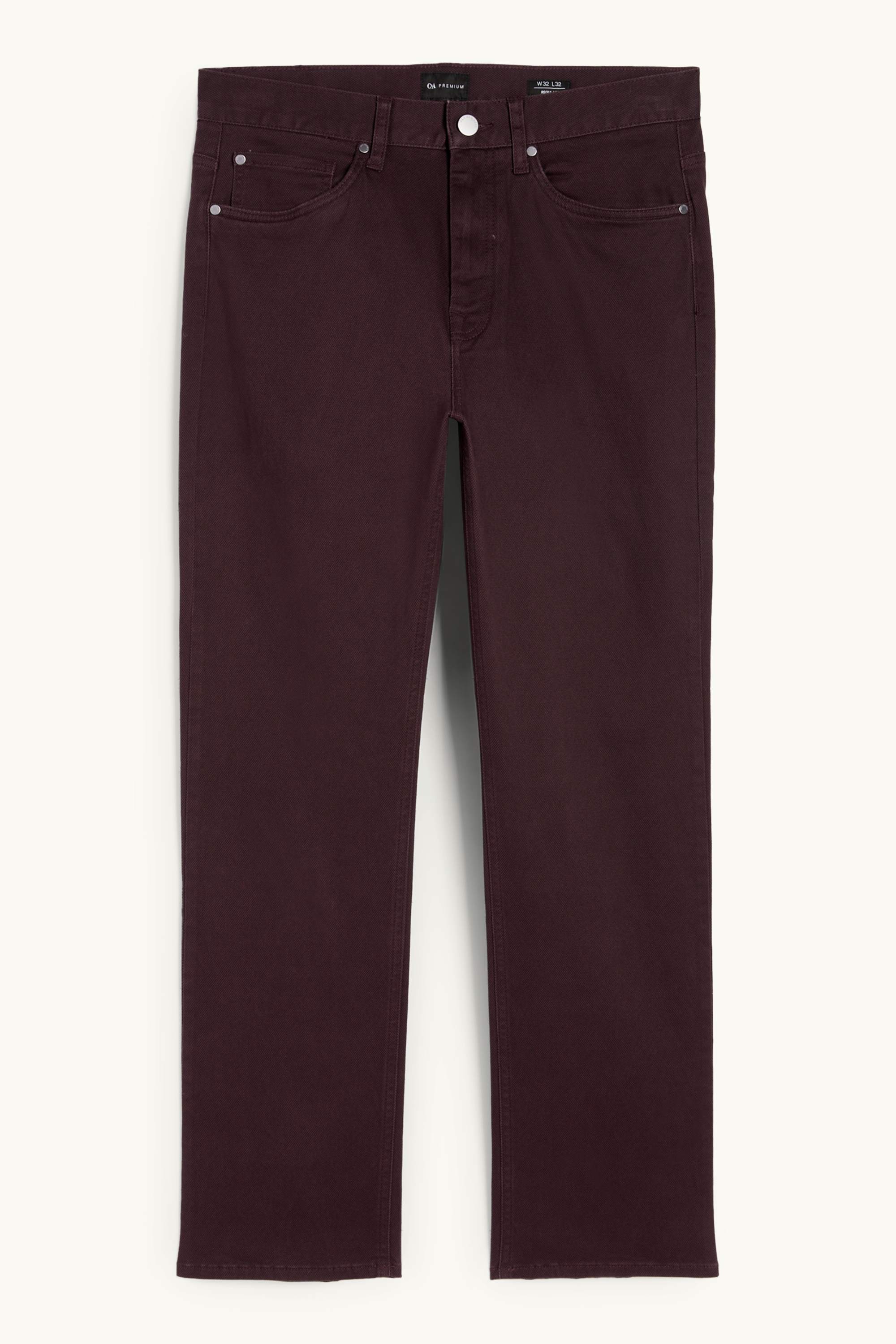 Trousers - regular fit purple