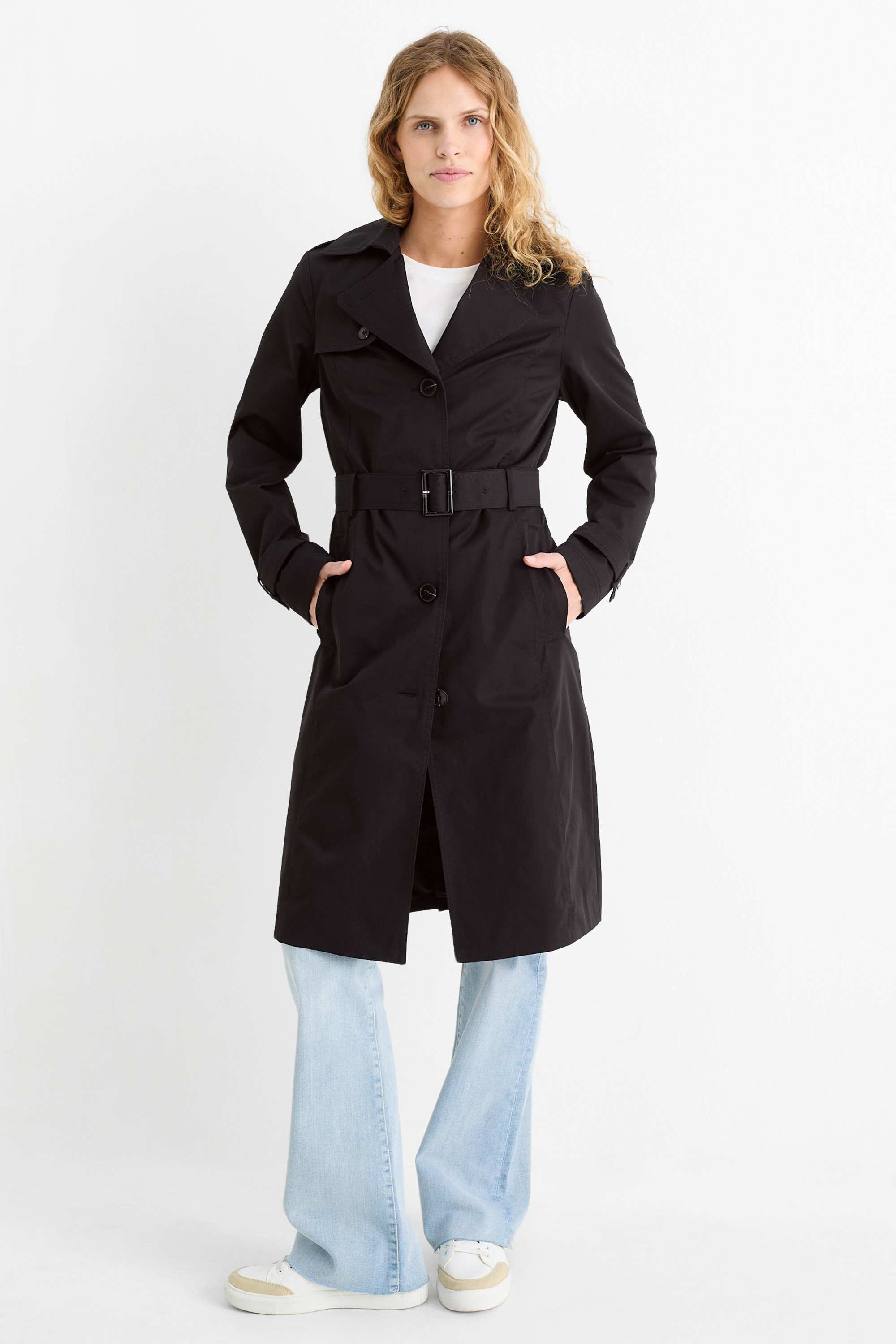 Trench coat black