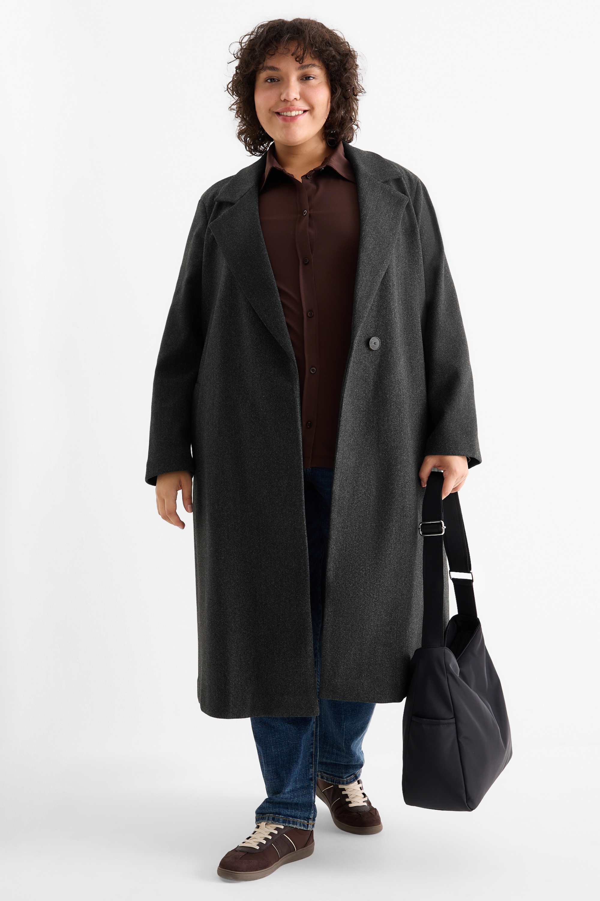 Coat dark gray