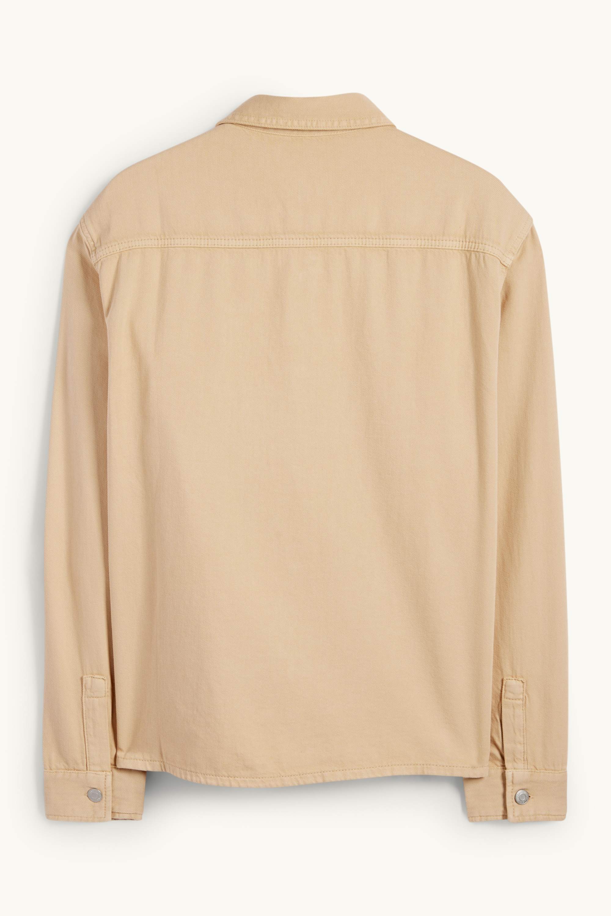 Denim shirt - regular fit - kent collar beige