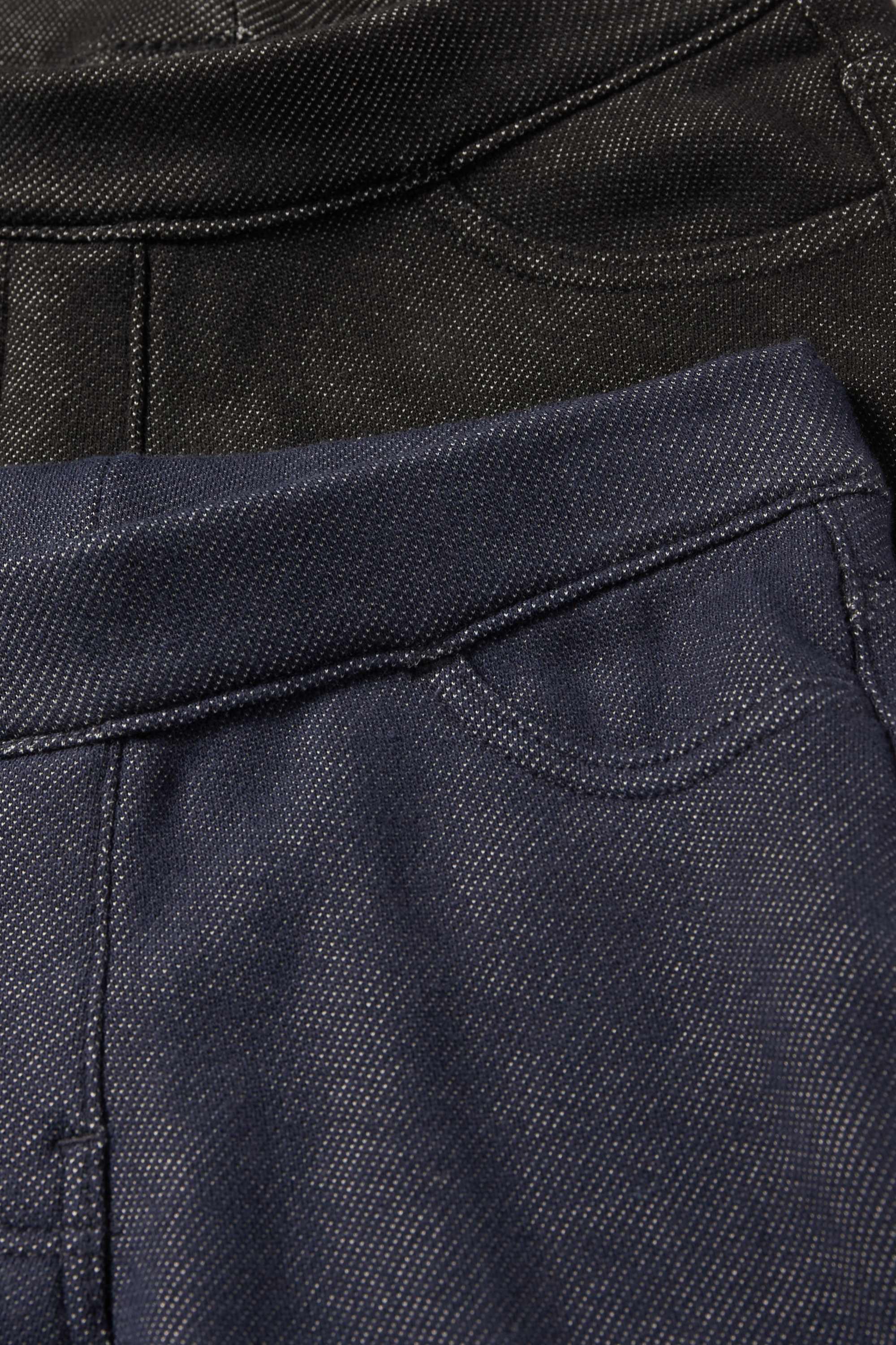 Multipack of 2 - thermal leggings - denim look dark blue