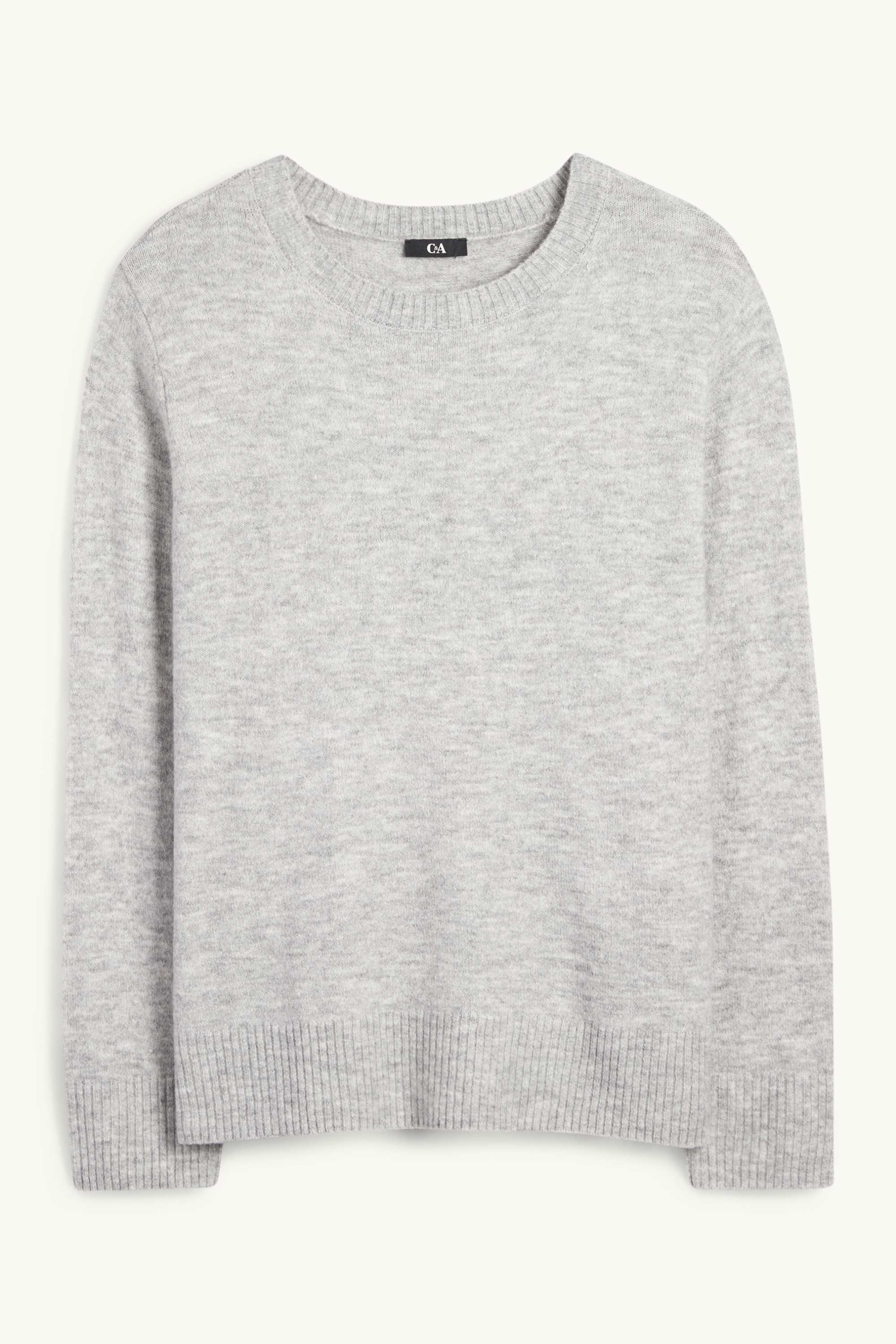 Jumper light gray-melange