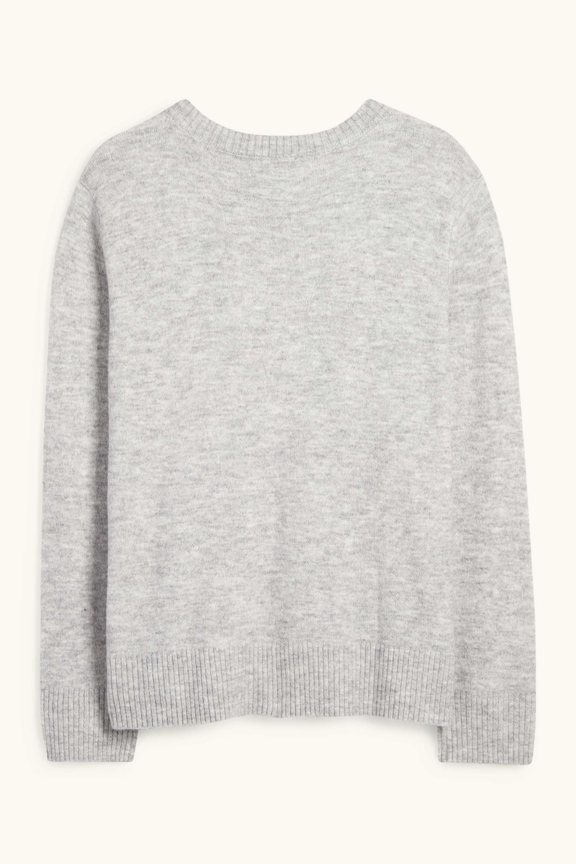 Jumper light gray-melange