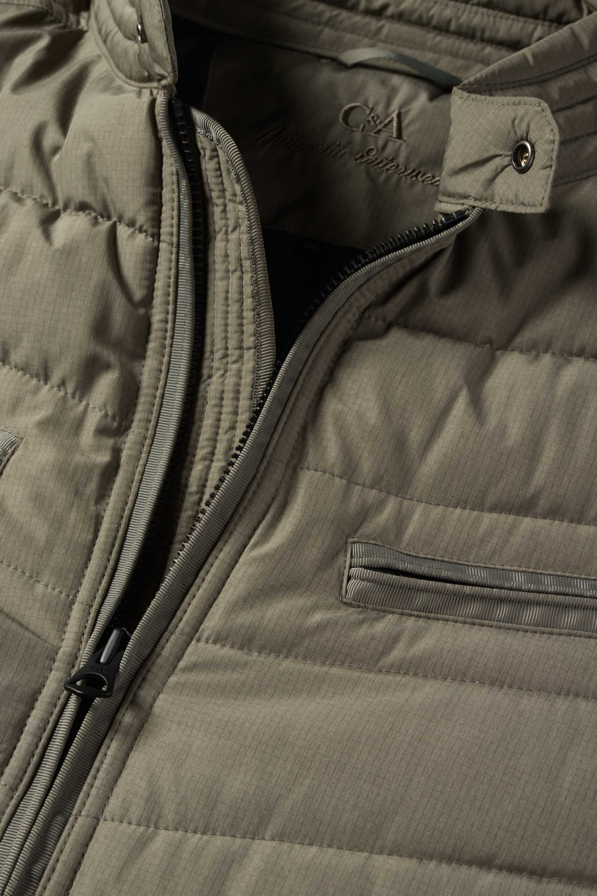 Quilted jacket khaki