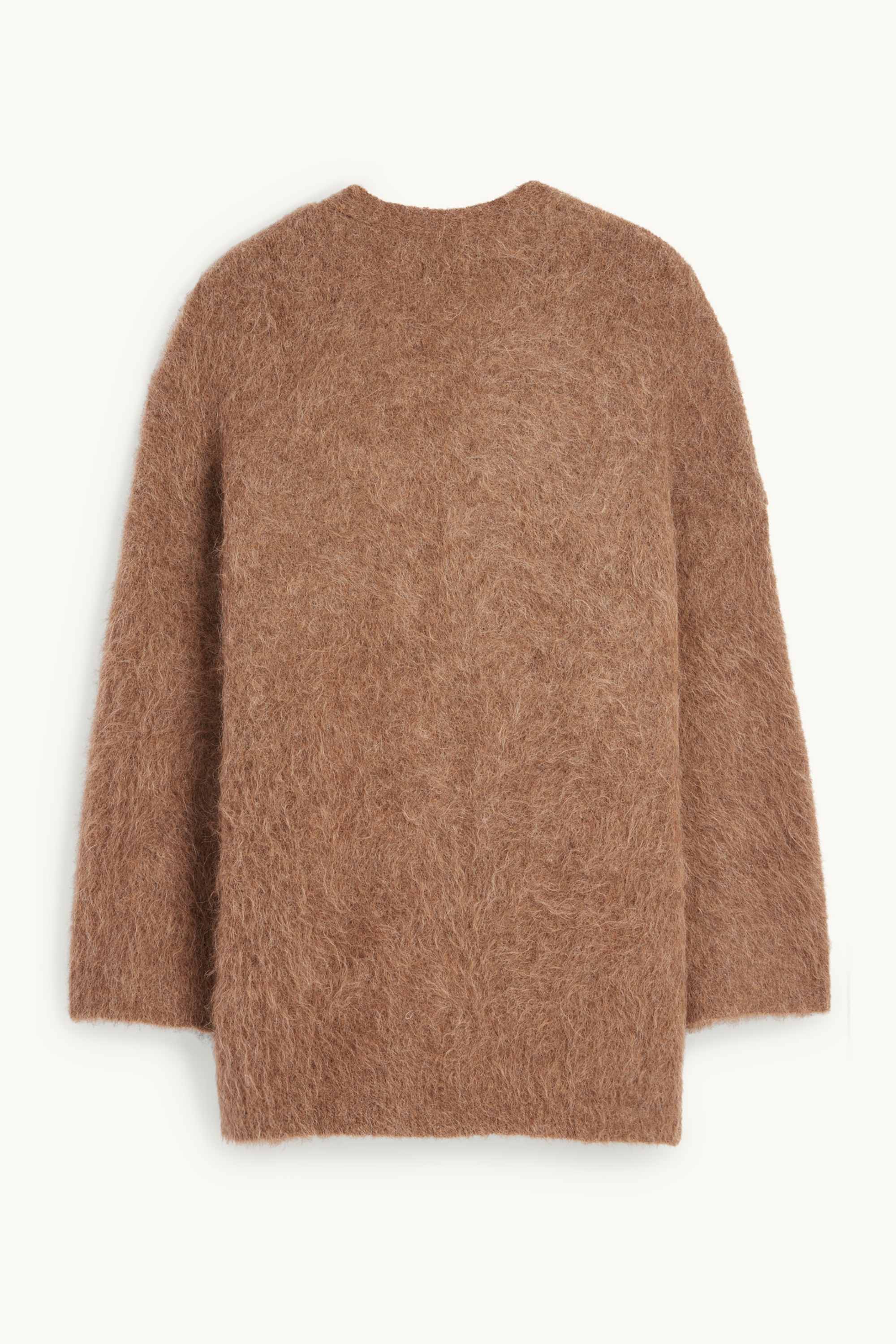 Cardigan - alpaca blend brown