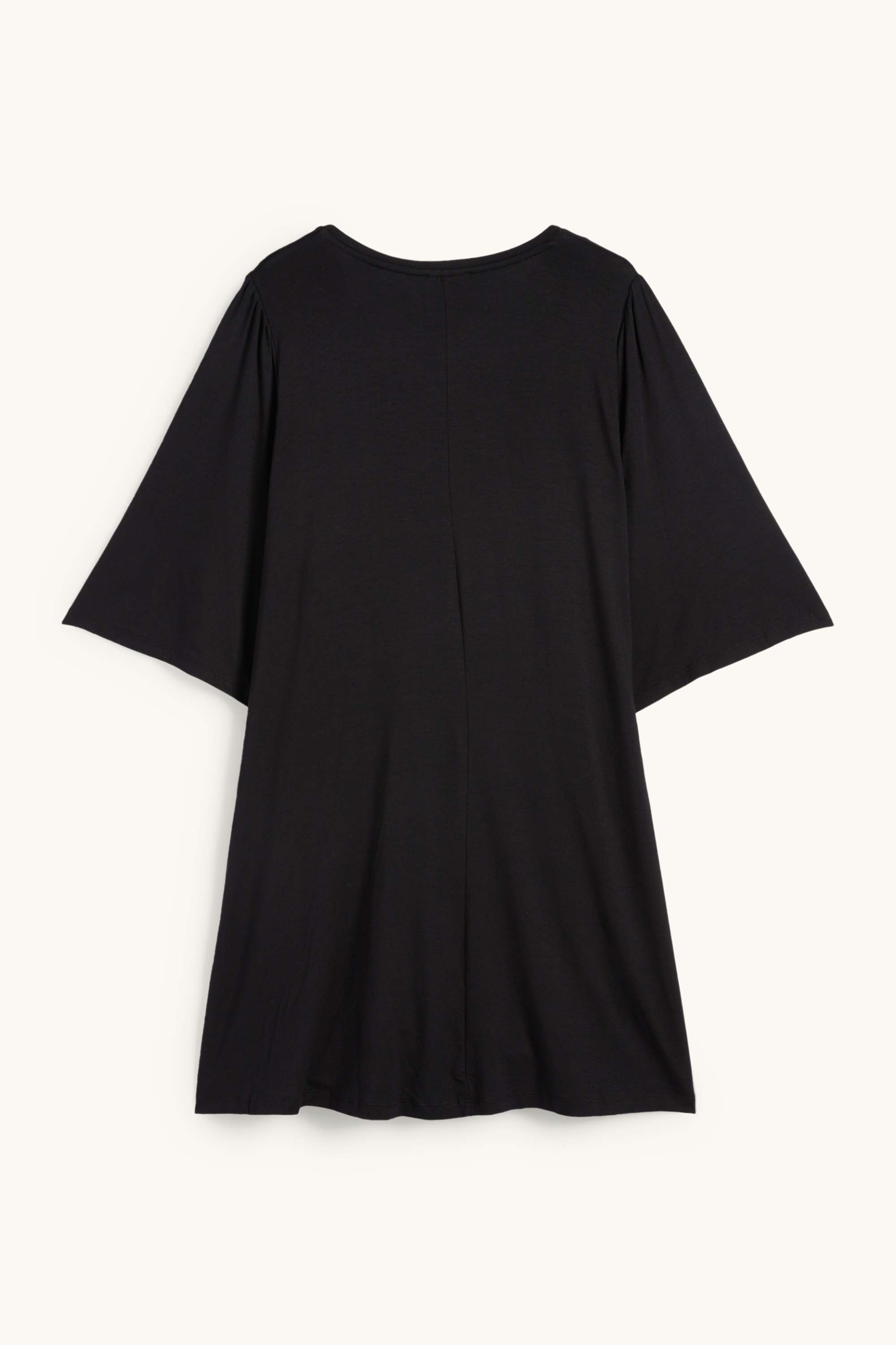 V-neck T-shirt black (2)