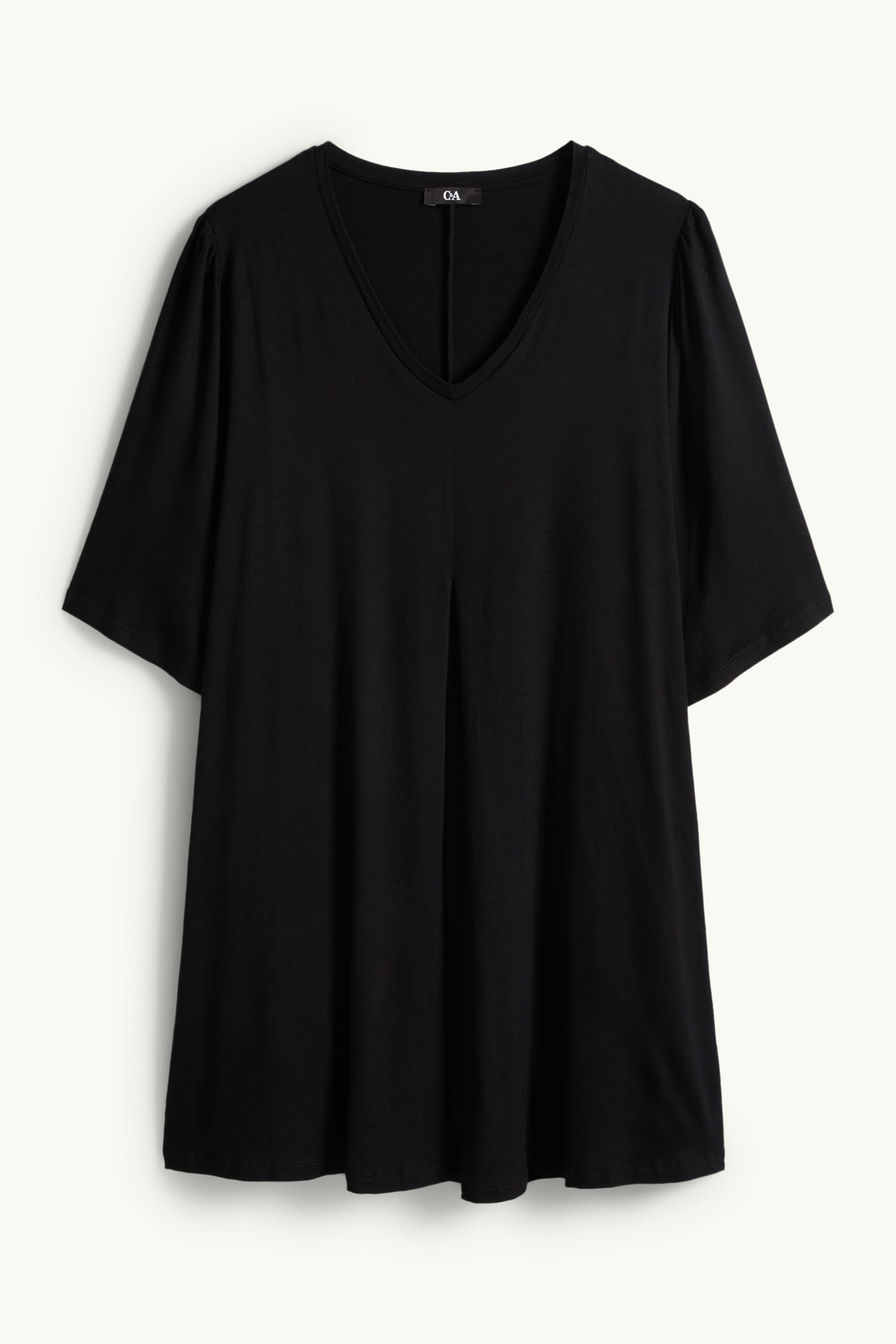V-neck T-shirt black (5)