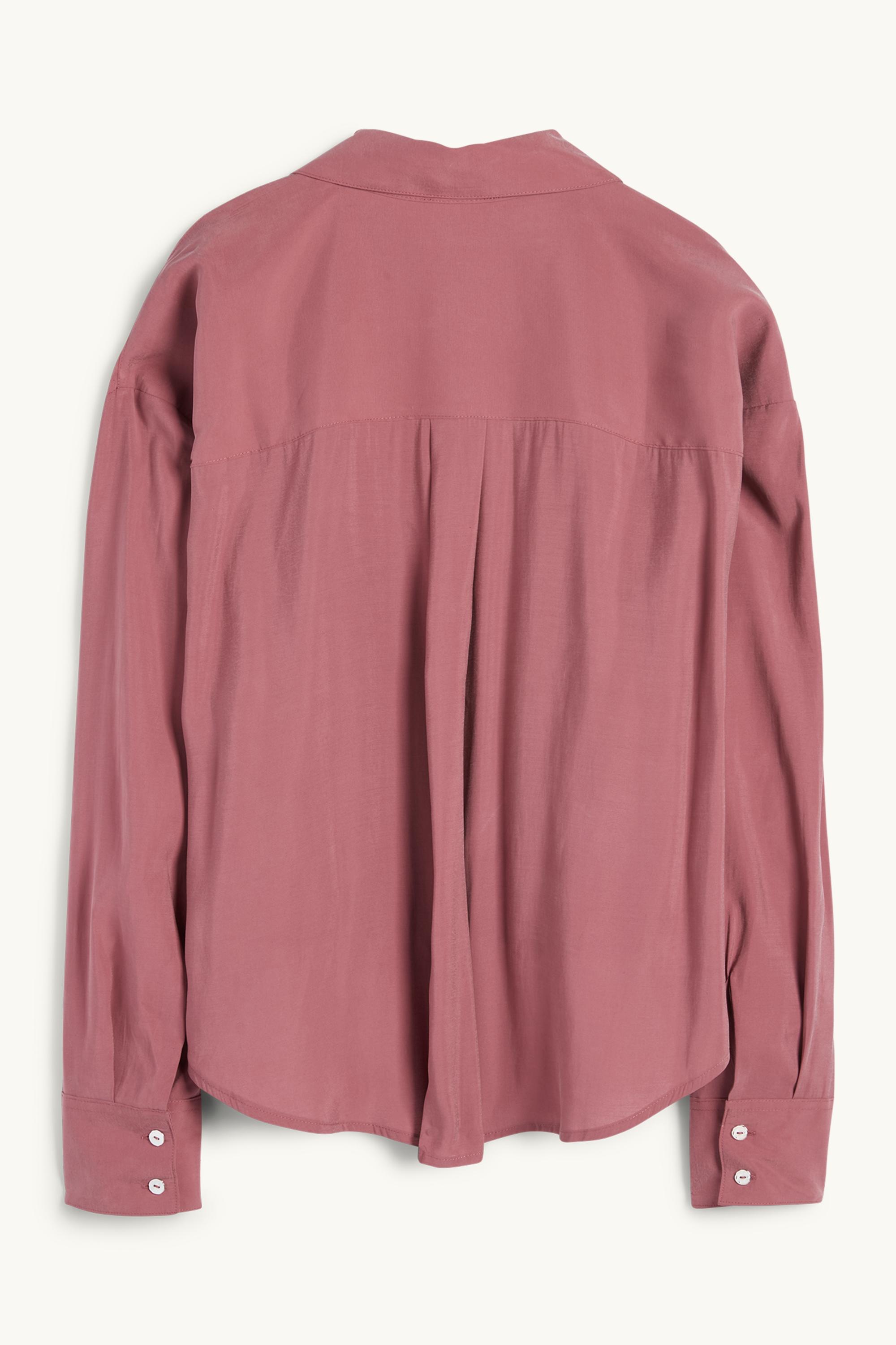 Blouse with knot detail bordeaux