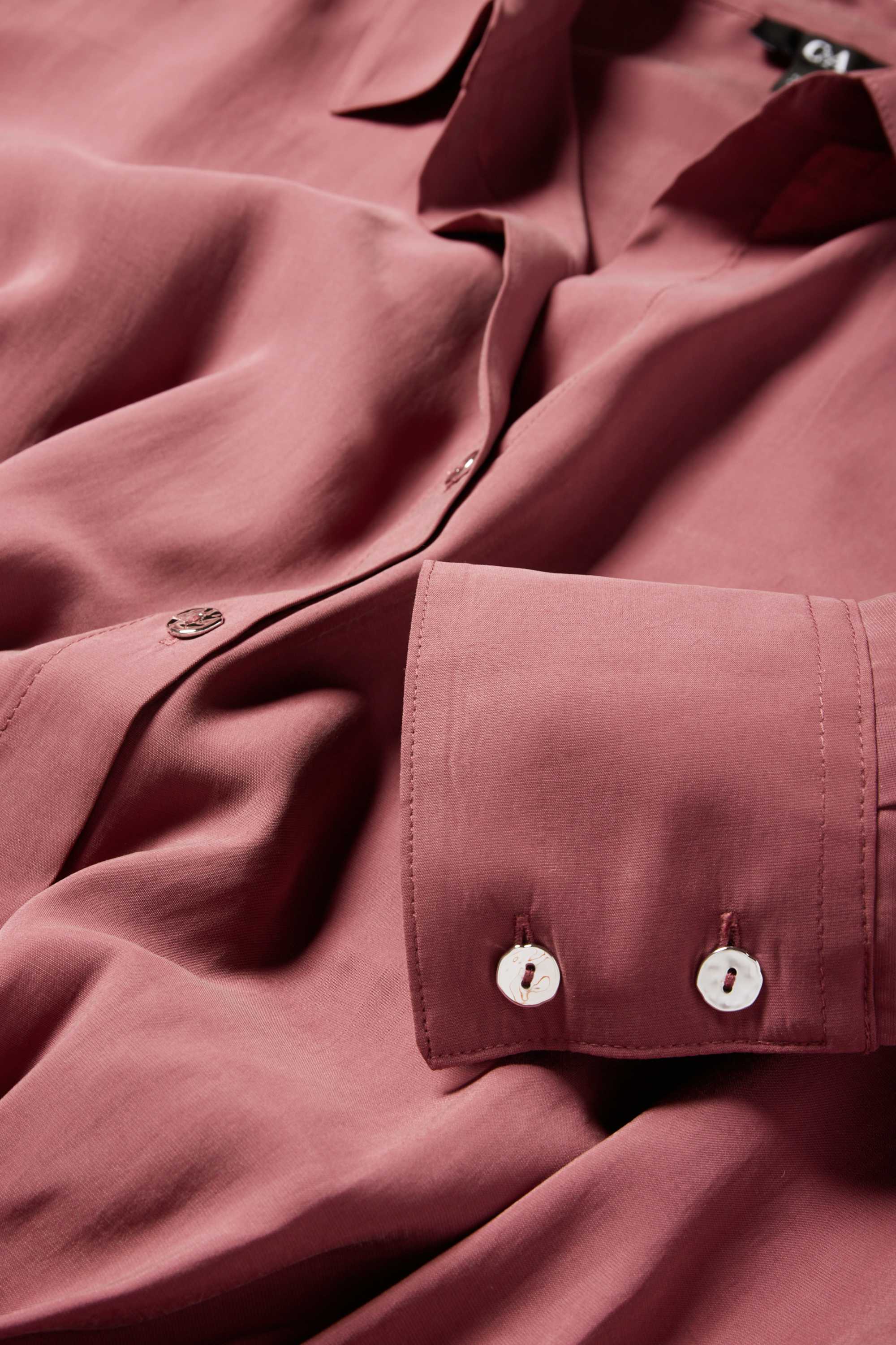 Blouse with knot detail bordeaux