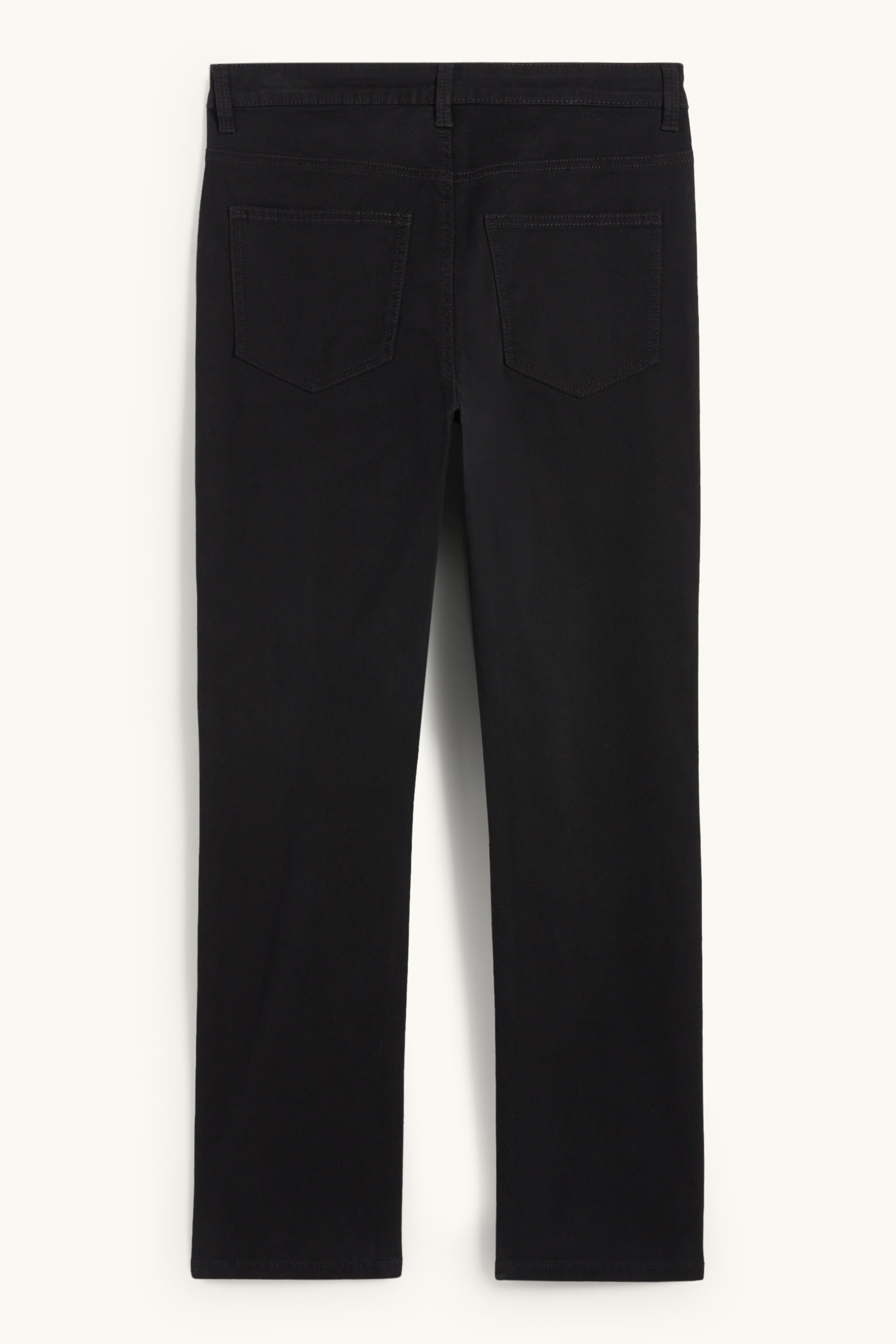 Cloth trousers - high waist - slim fit black