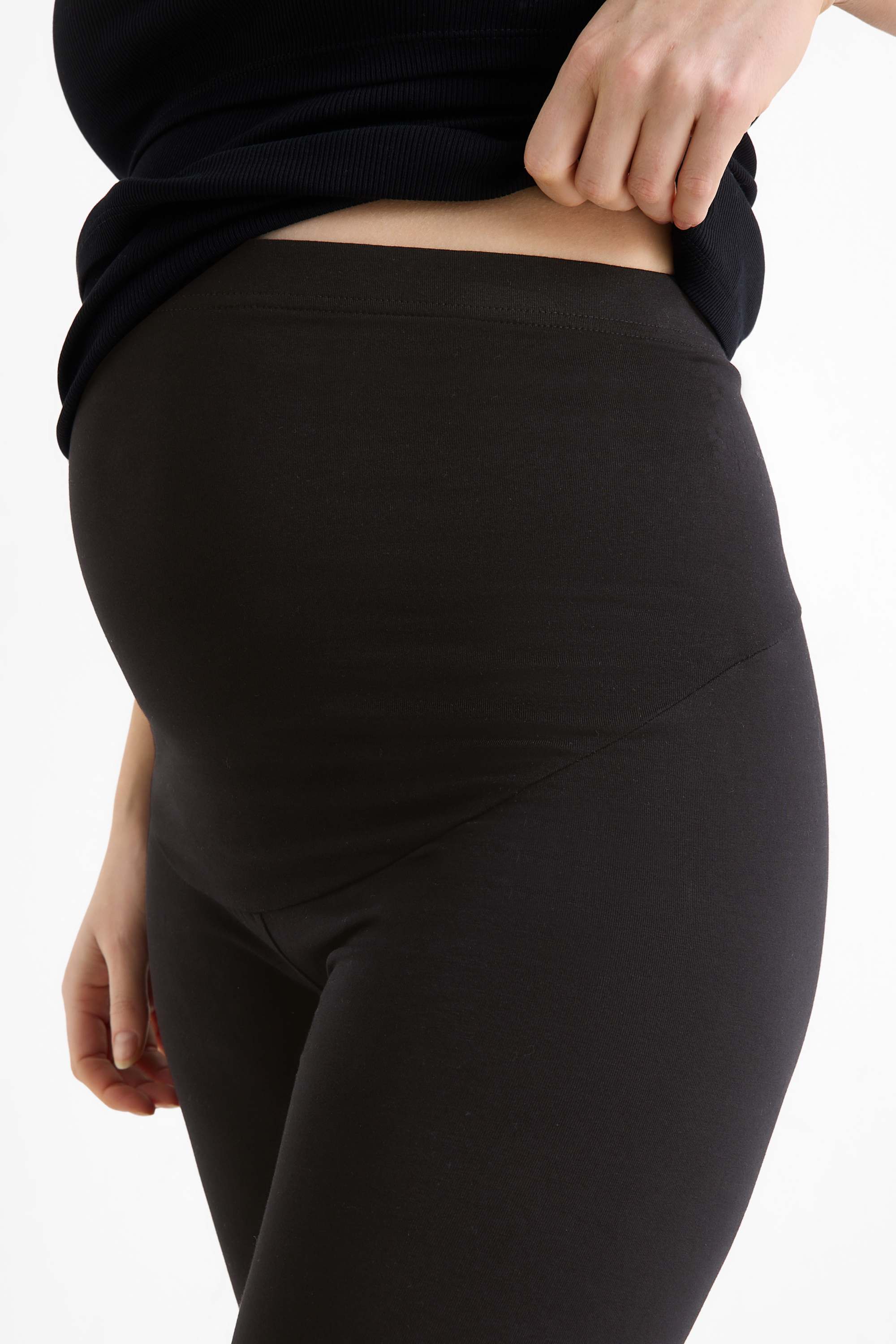 Multipack of 2 - maternity leggings black