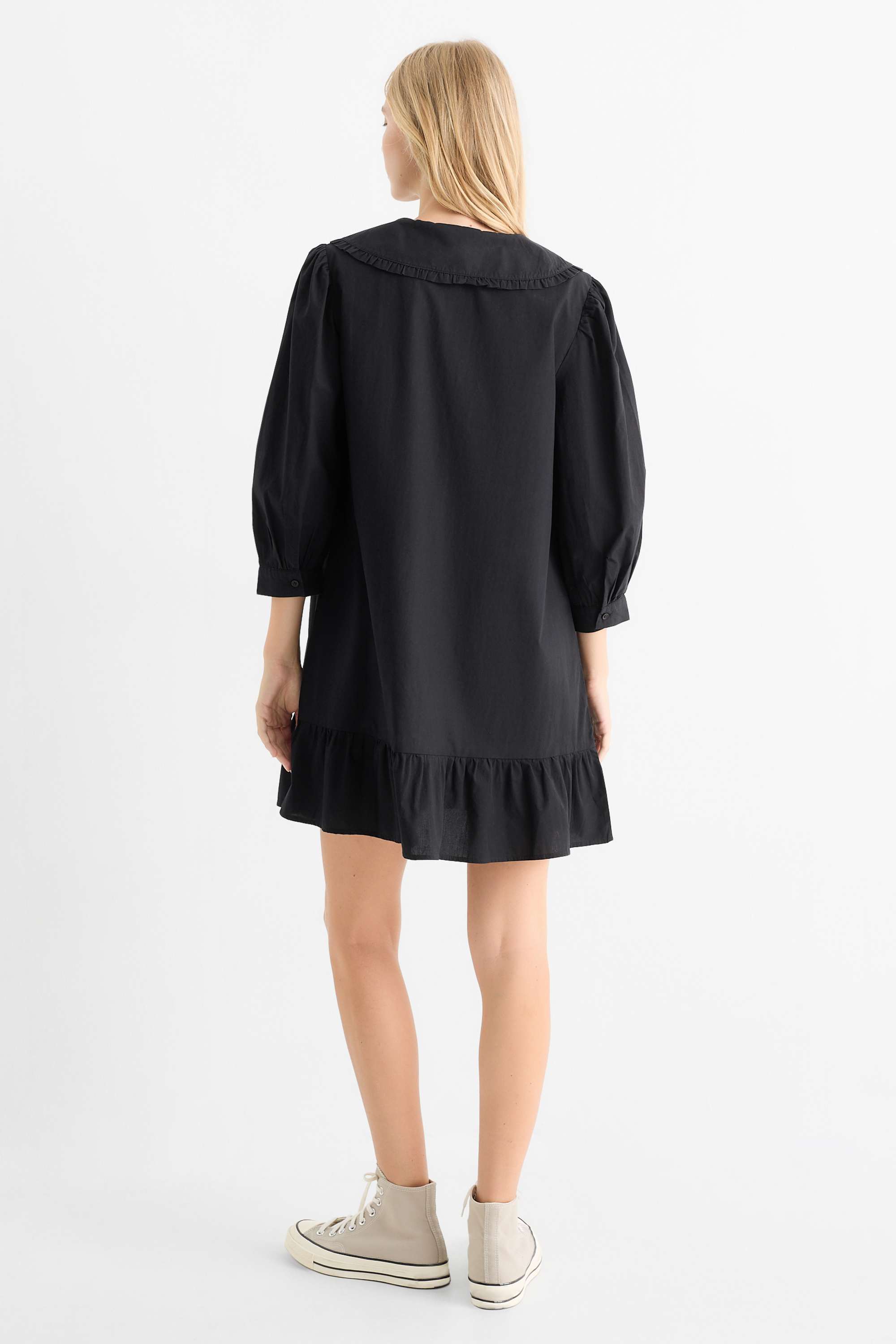 Shirt dress black