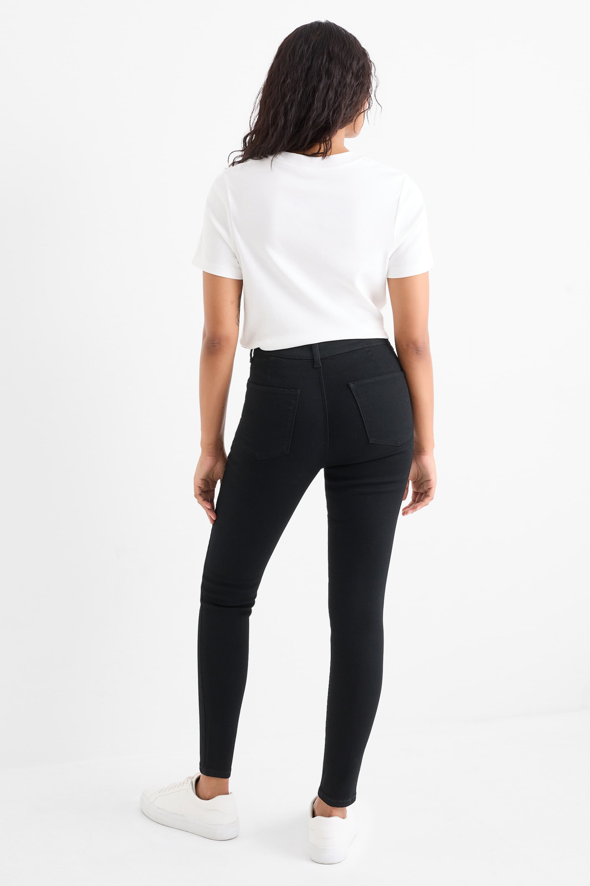 Jegging jeans - high waist black