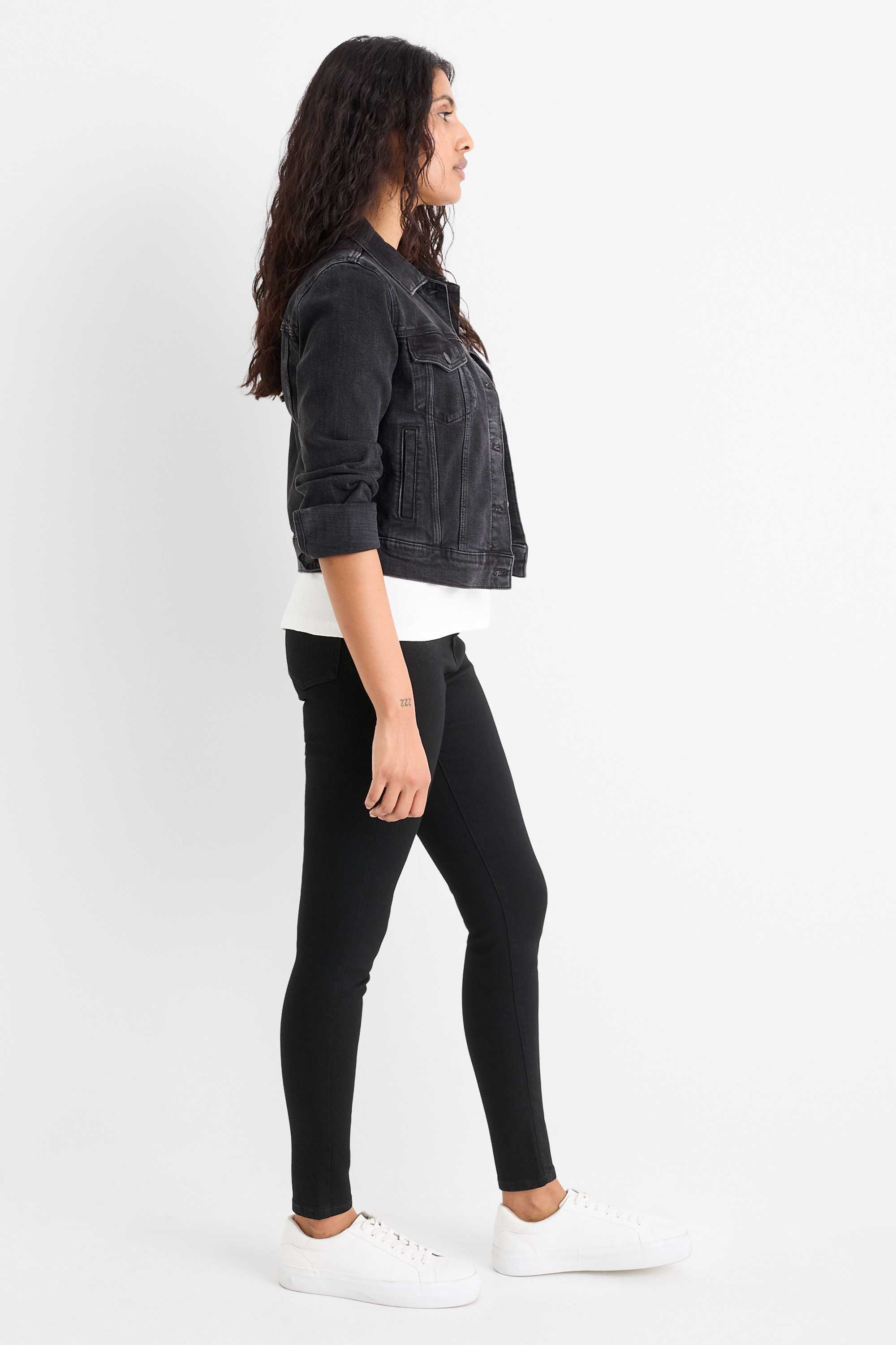 Jegging jeans - high waist black