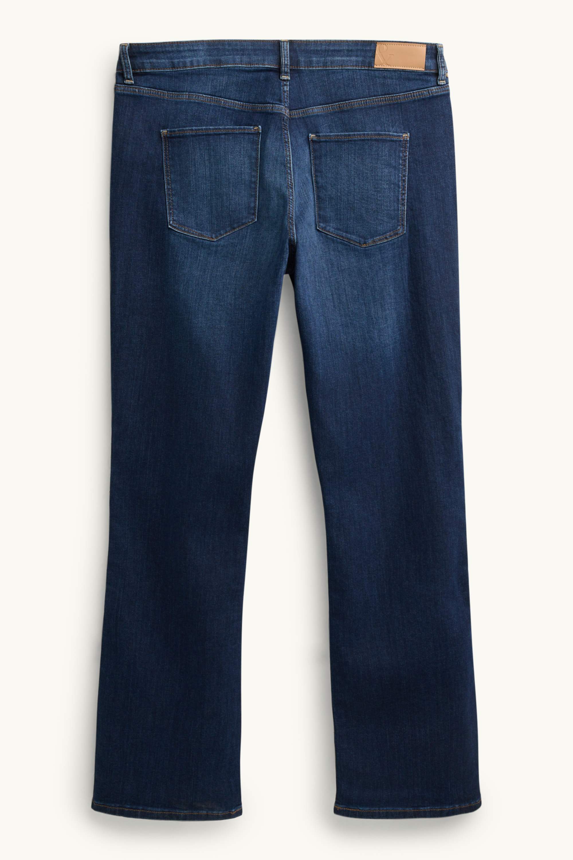 Bootcut jeans - mid-rise waist dark blue