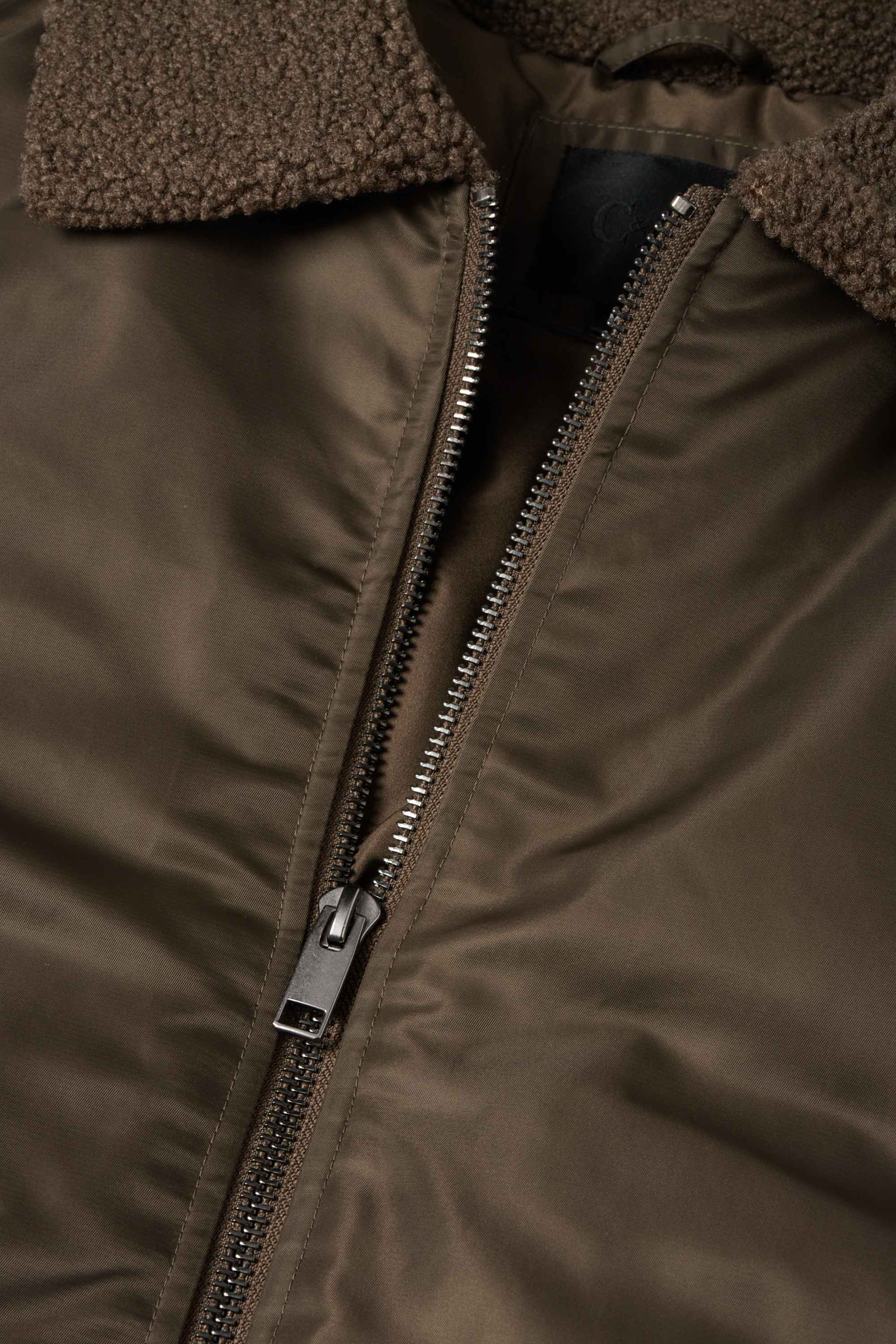 Bomber jacket - lined dark green
