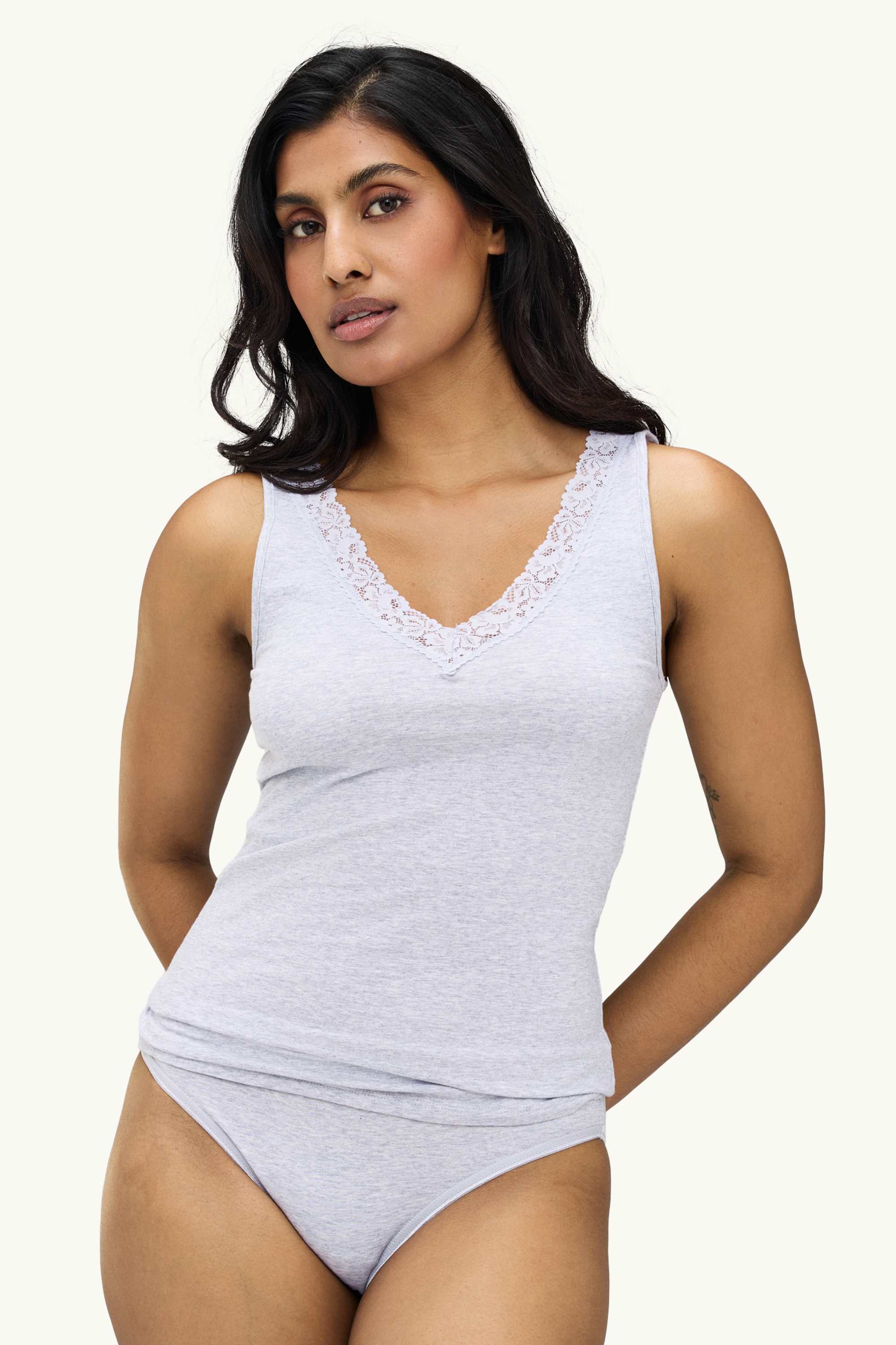 Multipack of 2 - camisole black / gray