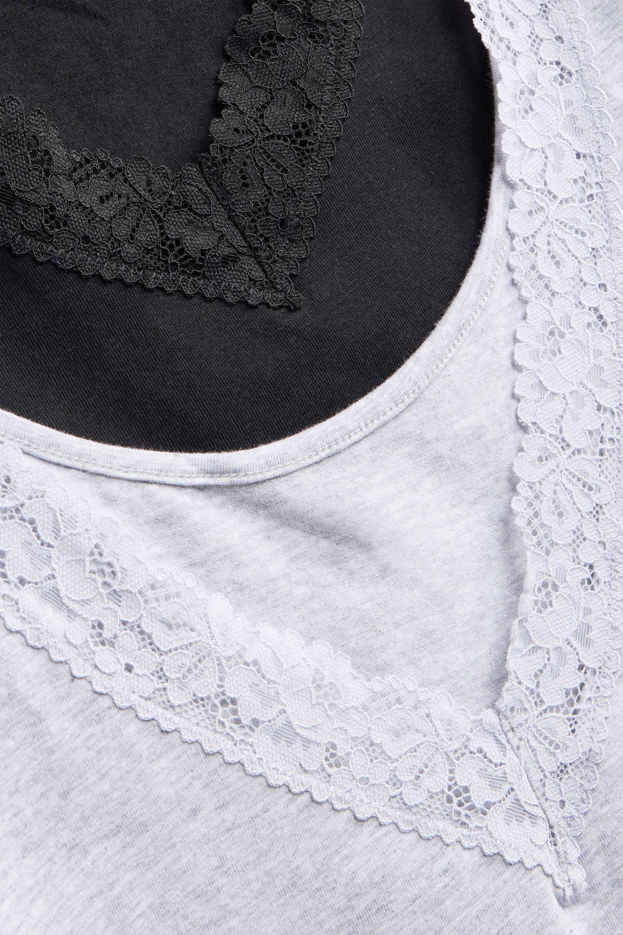 Multipack of 2 - camisole black / gray