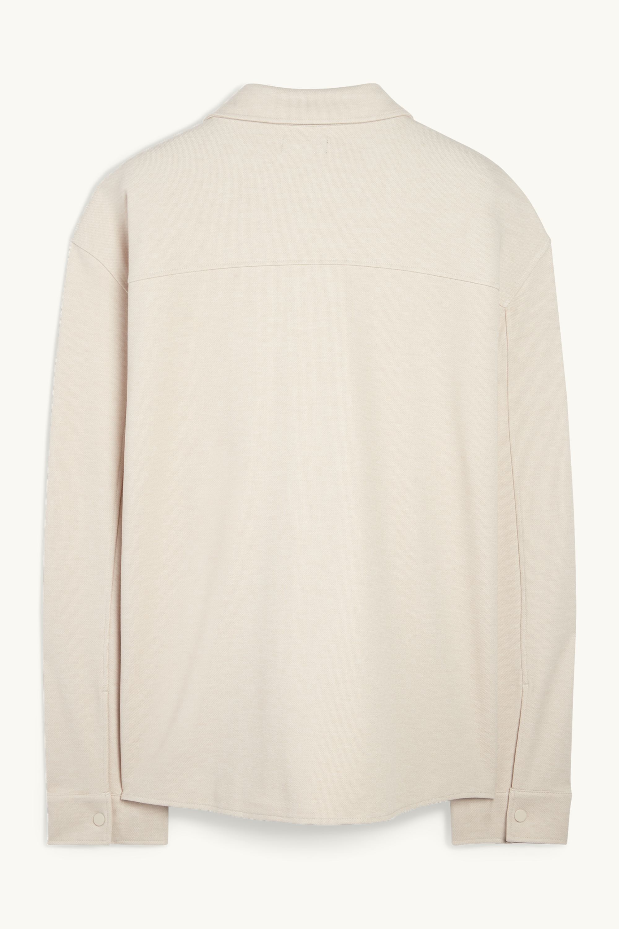 Shirt - regular fit - kent collar beige