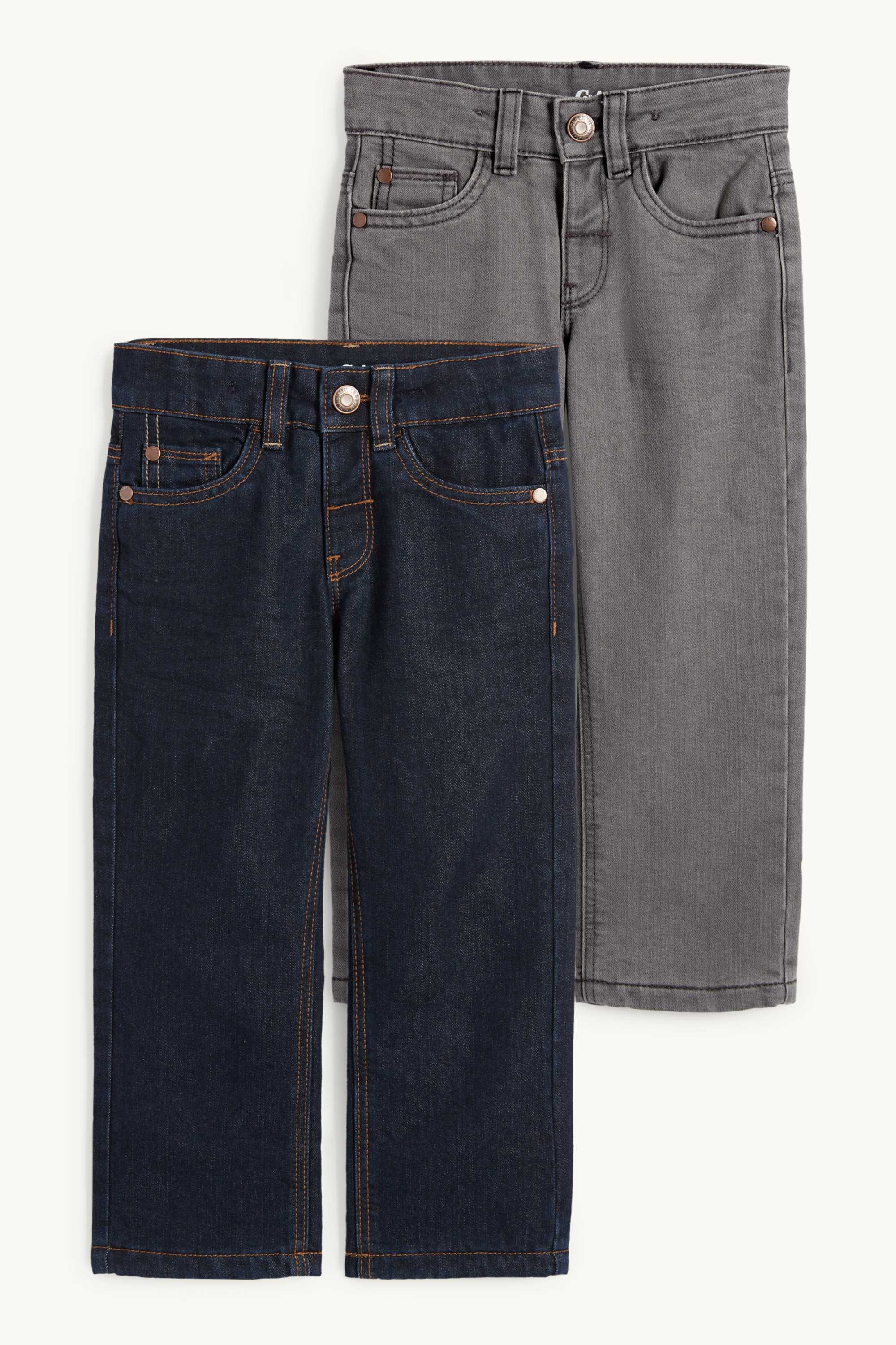 Multipack of 2 - straight jeans - thermal jeans denim-dark blue